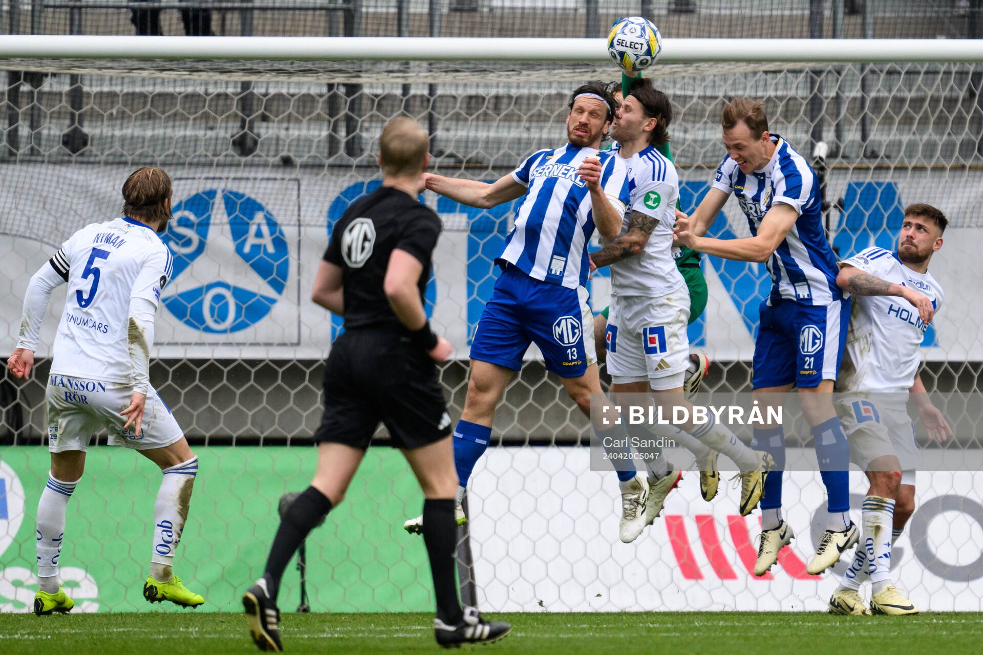 IFK Göteborgs Gustav Svensson och Adam Carlén mot IFK