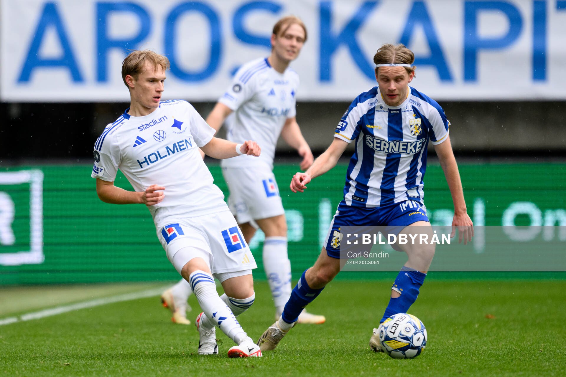 IFK Norrköpings Marcus Baggesen och IFK Göteborgs Oscar