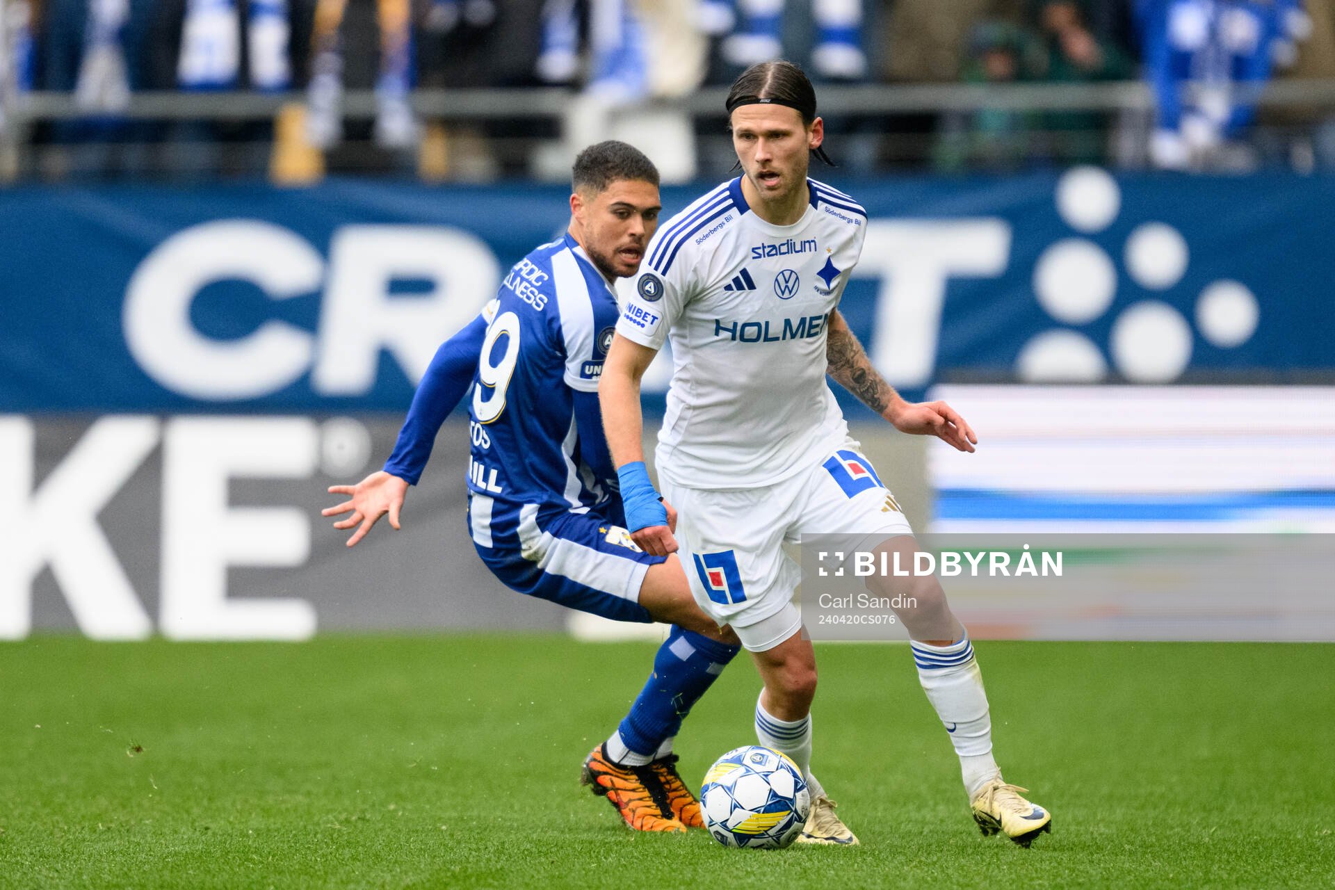 IFK Göteborgs Thomas Santos och IFK Norrköpings Arnor