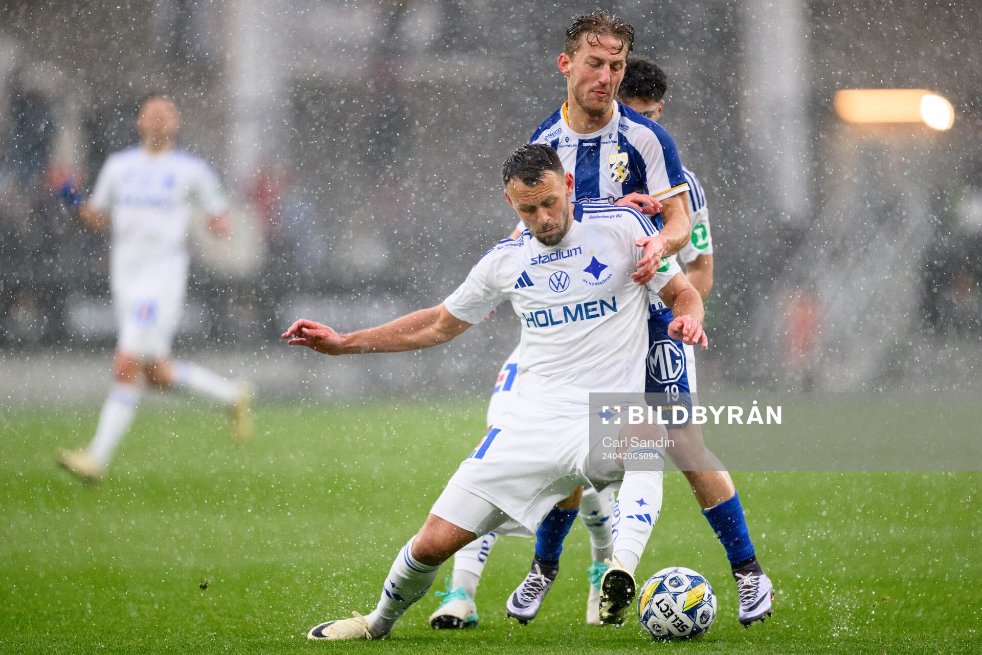 IFK Norrköpings Max Watson och IFK Göteborgs Arbnor
