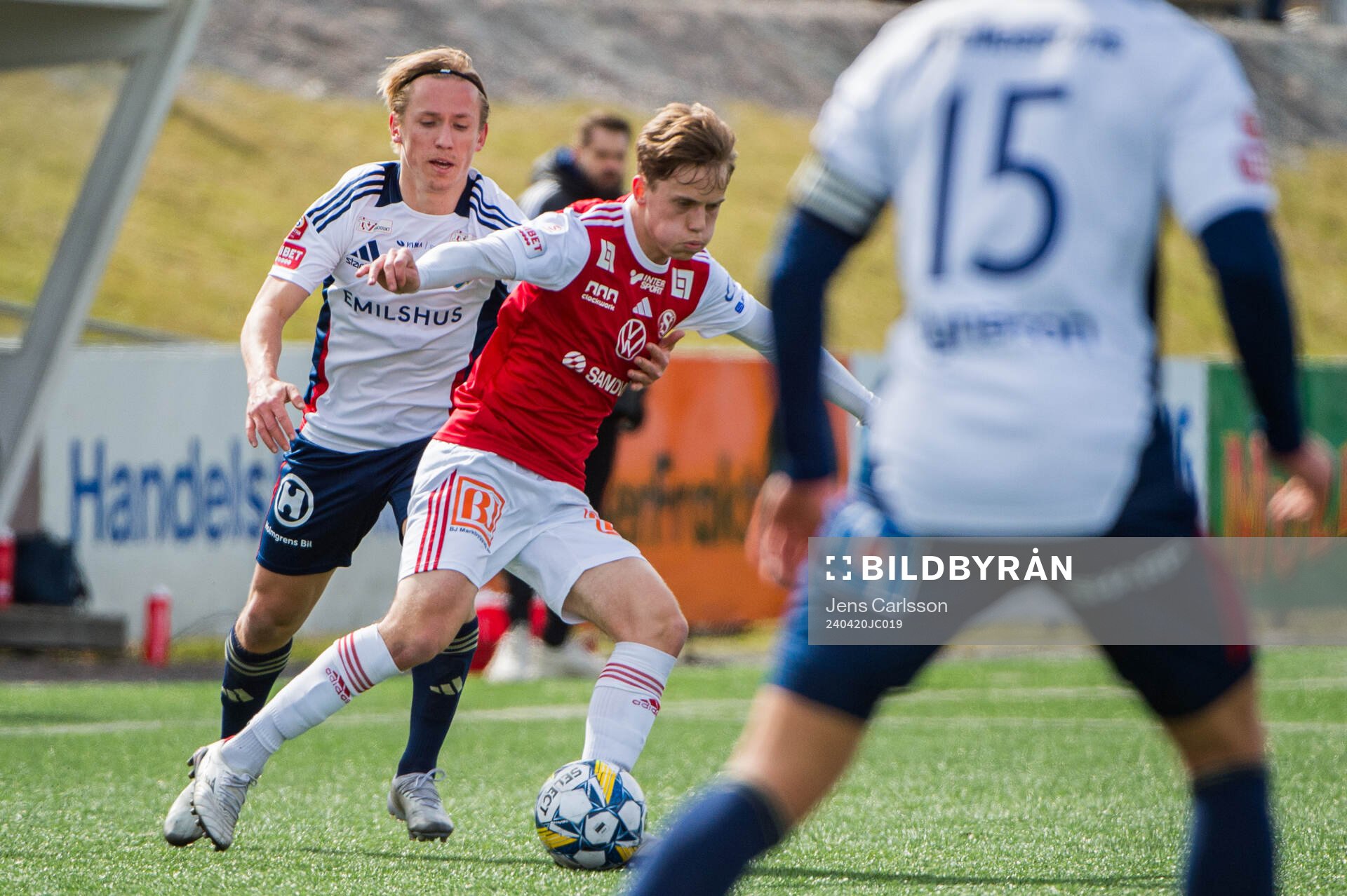 Östers David Seger och Sandvikens Ludwig Malachowski