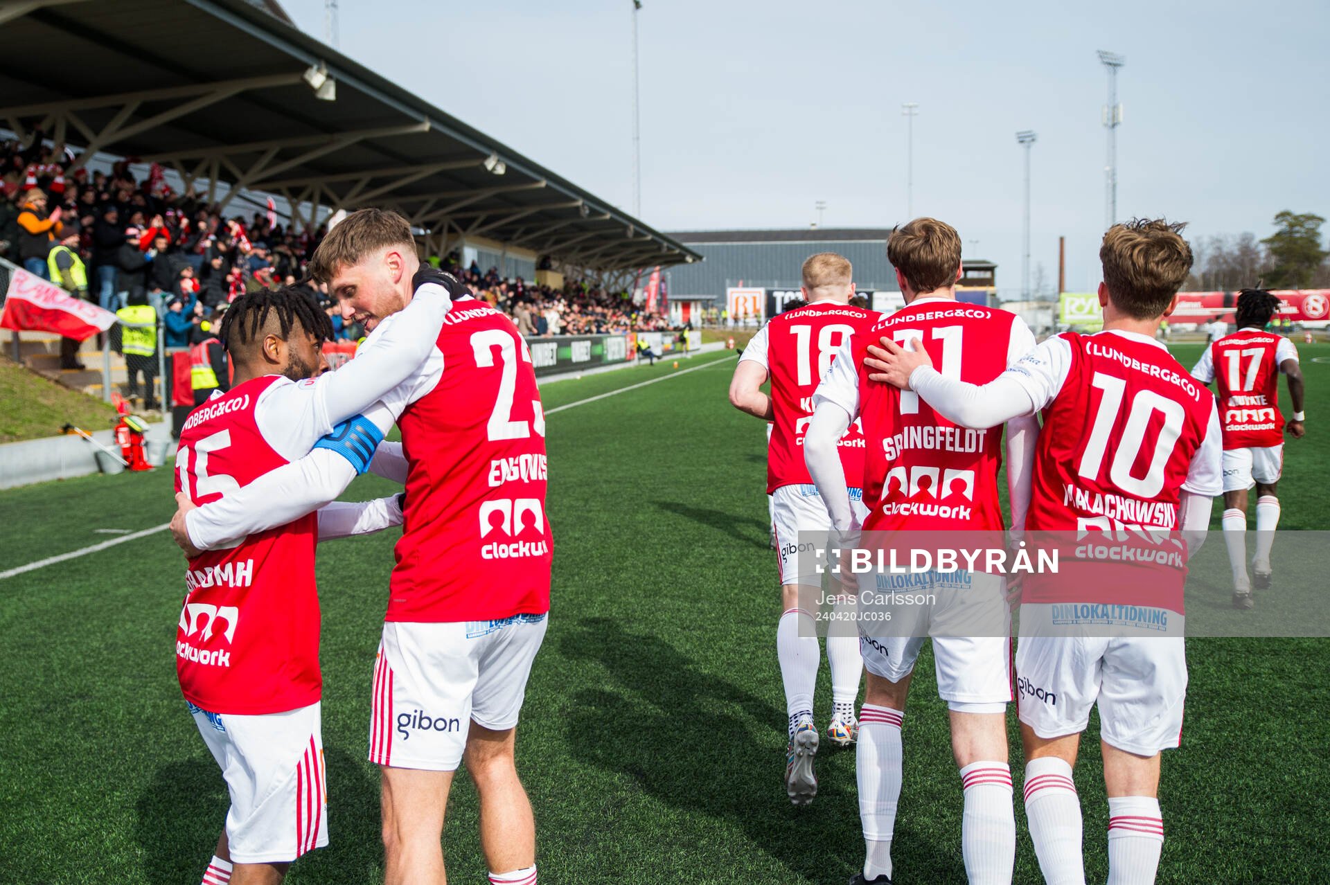 Sandvikens John Junior Igbarumah, Emil Engqvist, Martin