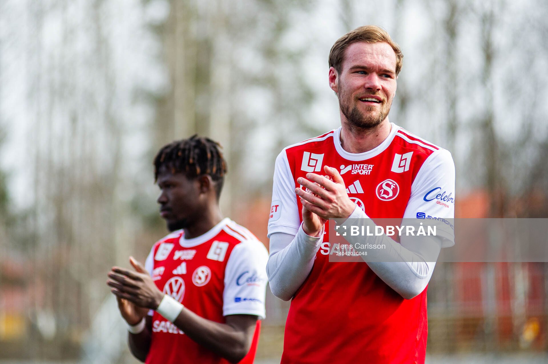 Sandvikens Martin Springfeldt jublar