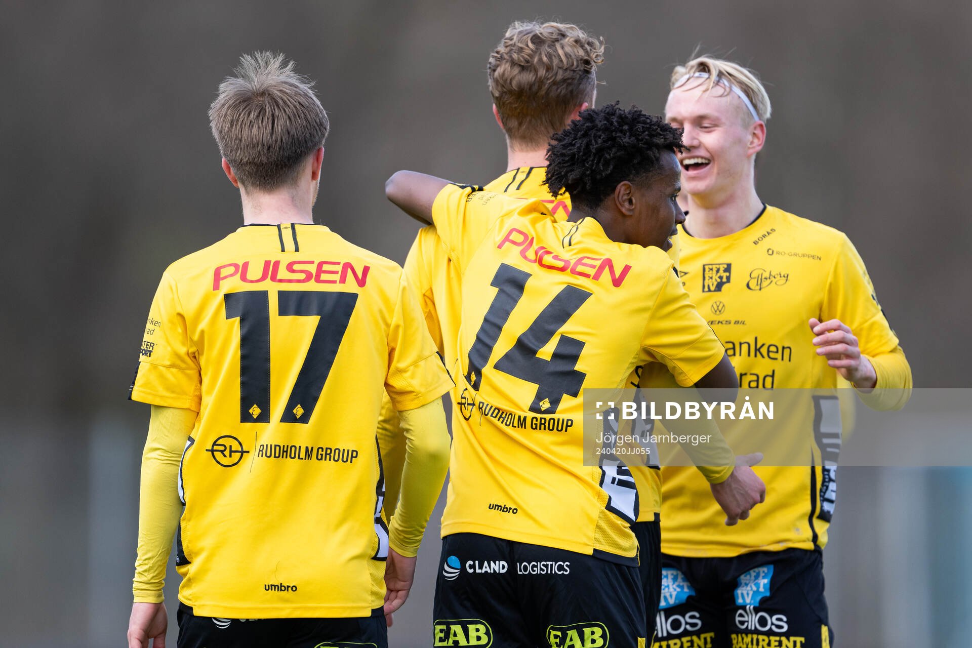Elfsborgs spelare jublar
