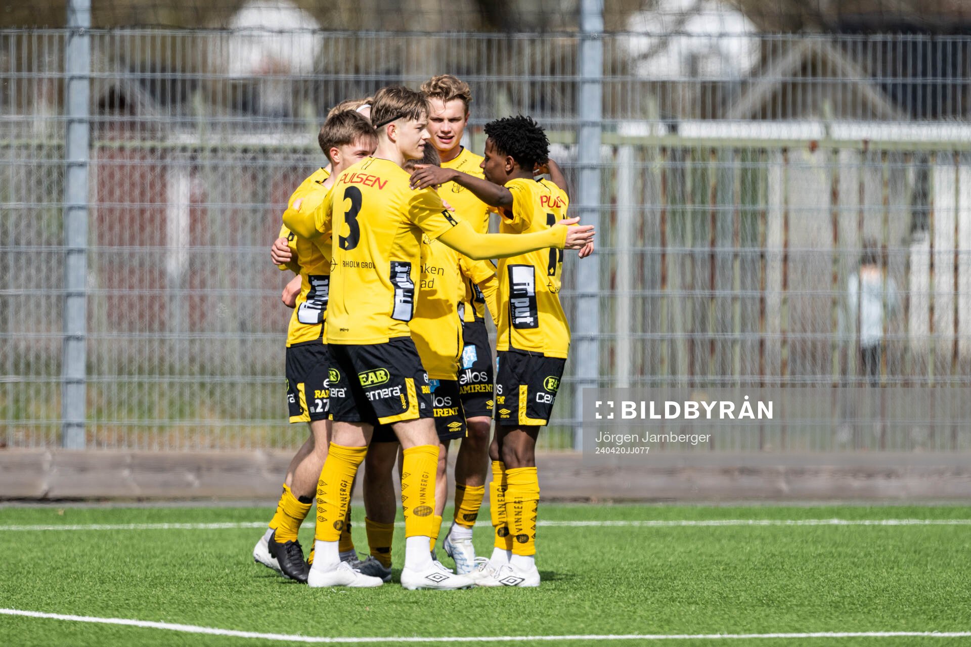 Elfsborgs spelare jublar