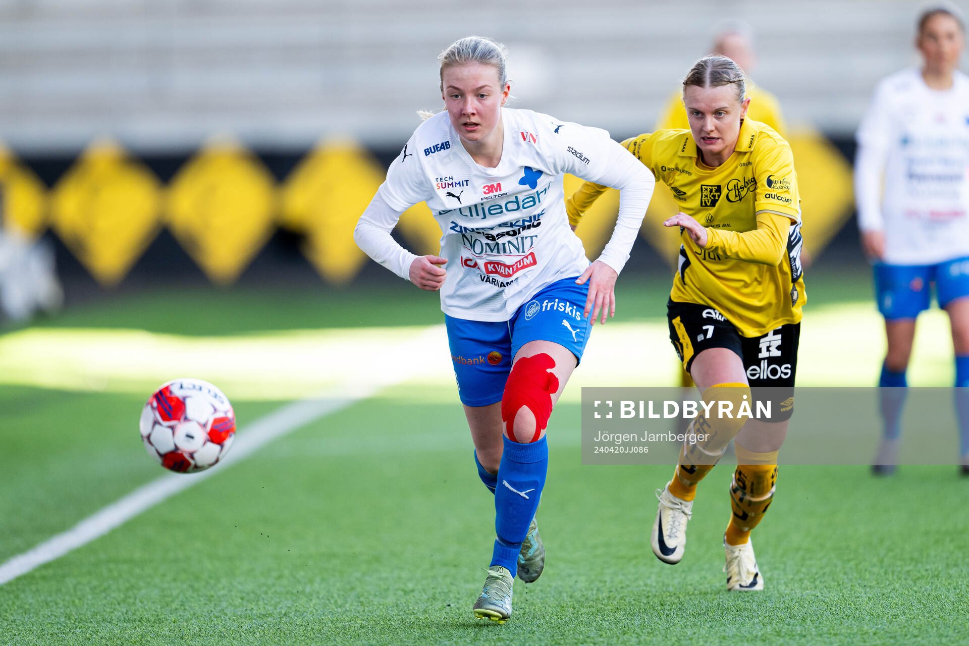 Värnamos Tova Ahlström och Elfsborgs Hanna Jiozon