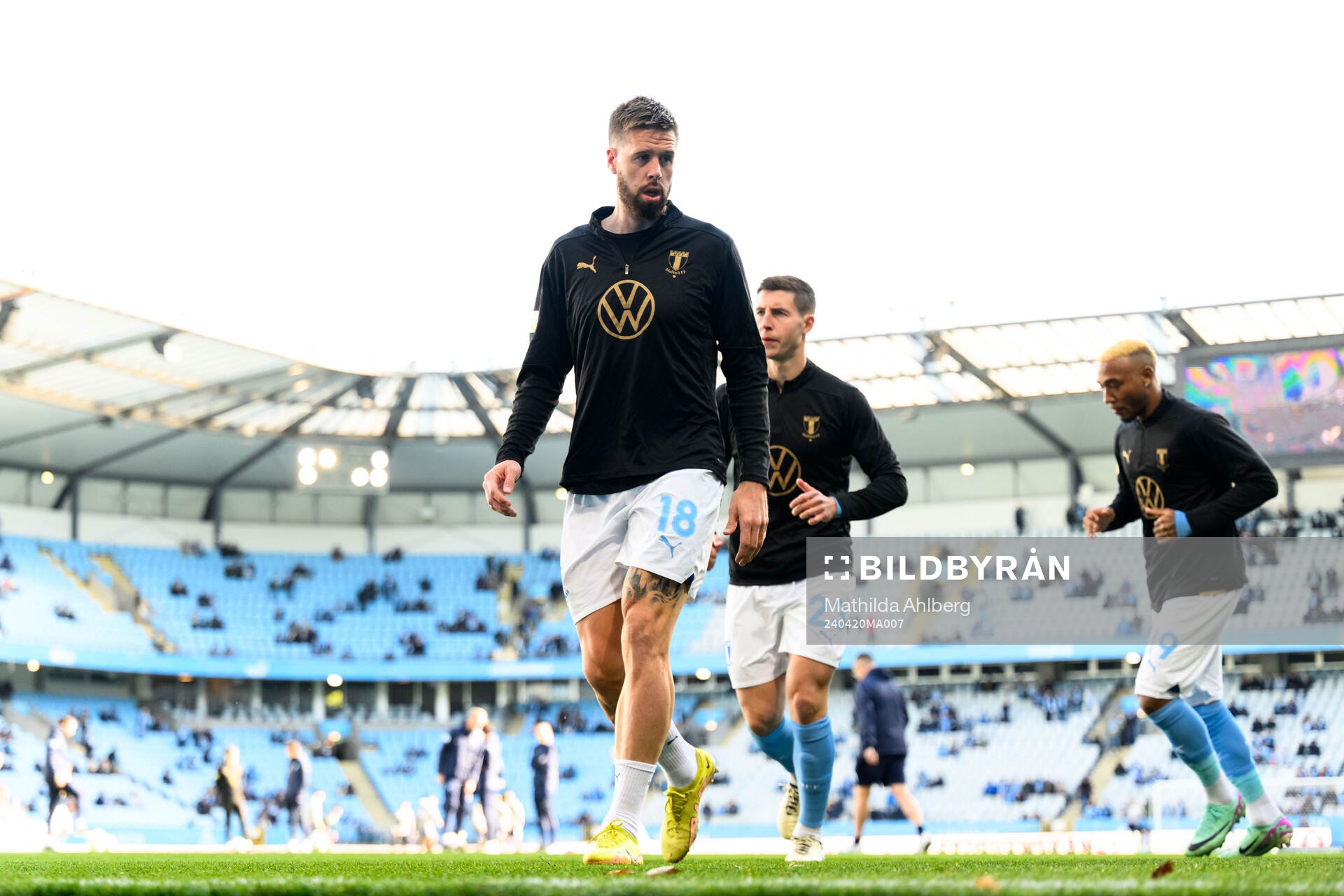Malmö FFs Pontus Jansson, Lasse Berg Johnsen och Derek