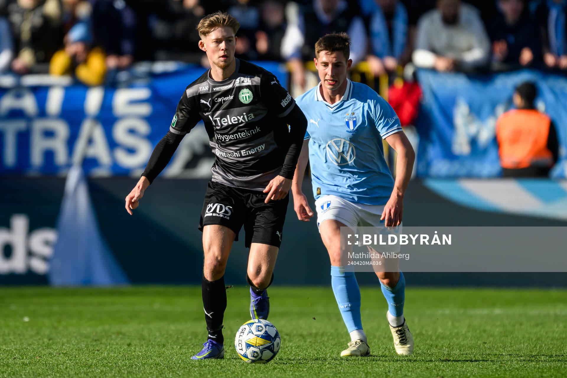 Västerås Patric Åslund och Malmö FFs Erik Botheim