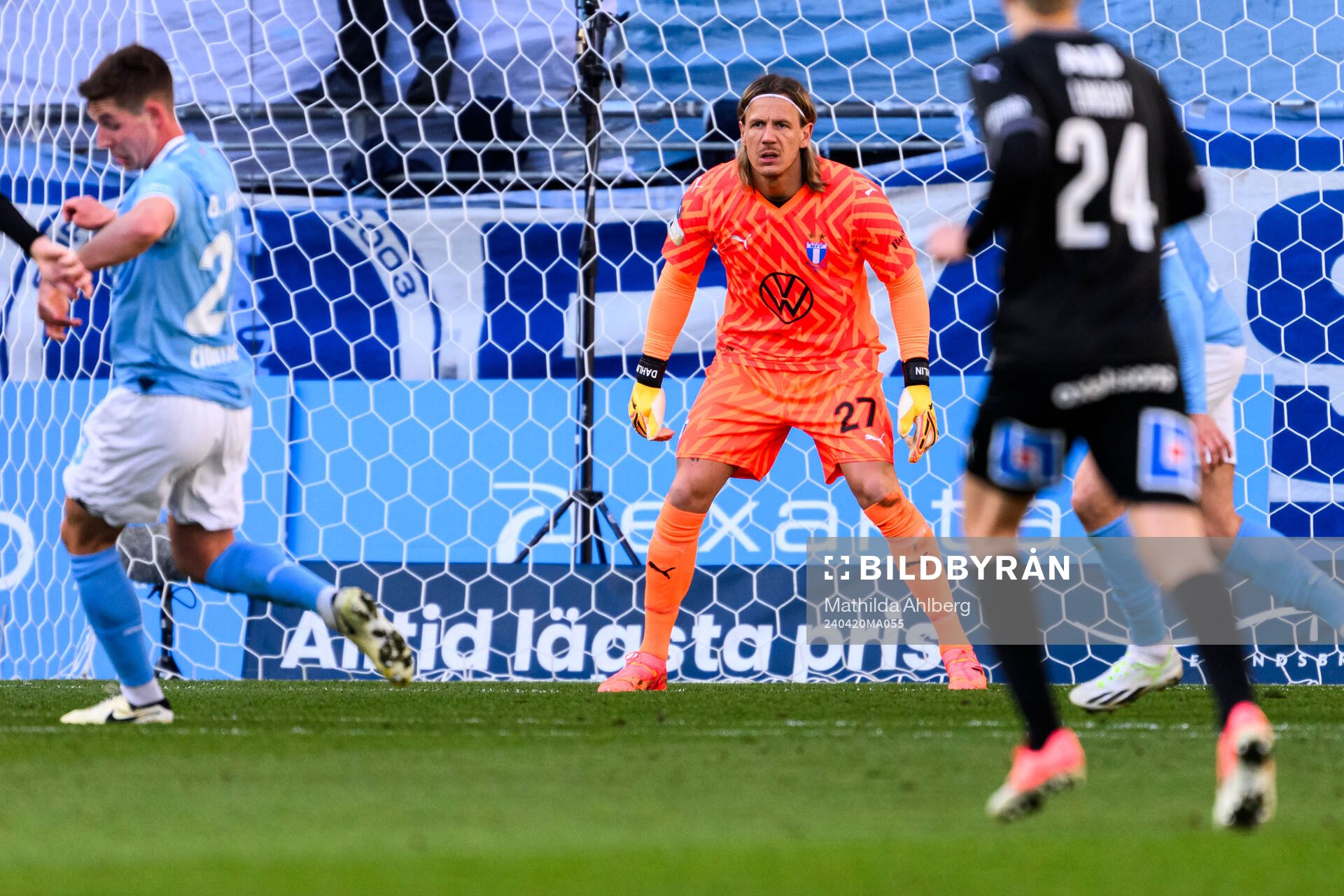 Malmö FFs målvakt Johan Dahlin
