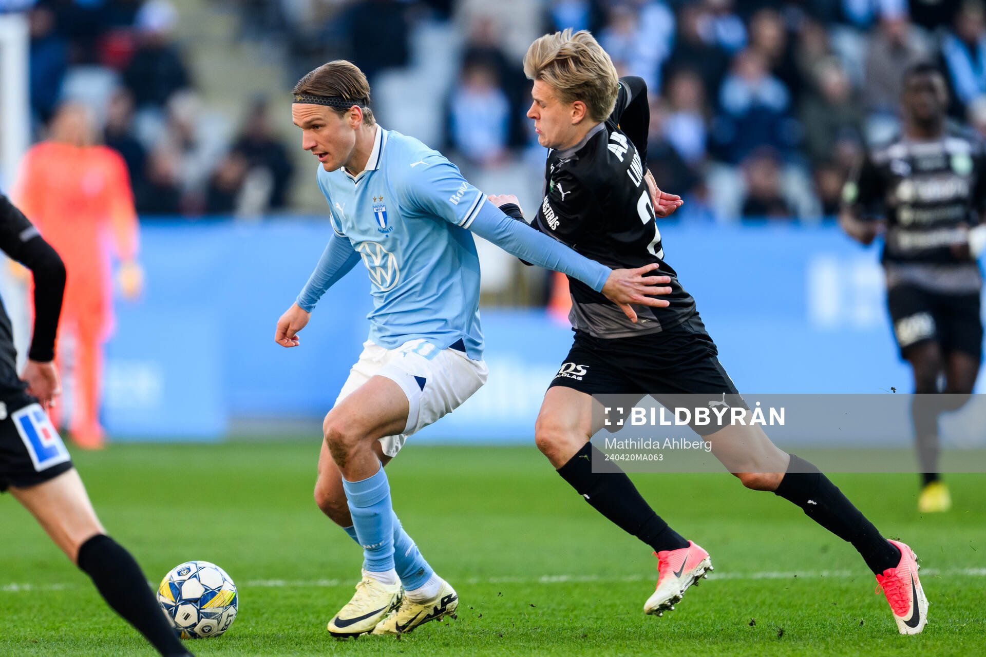 Malmö FFs Erik Botheim och Västerås Marcus Linday