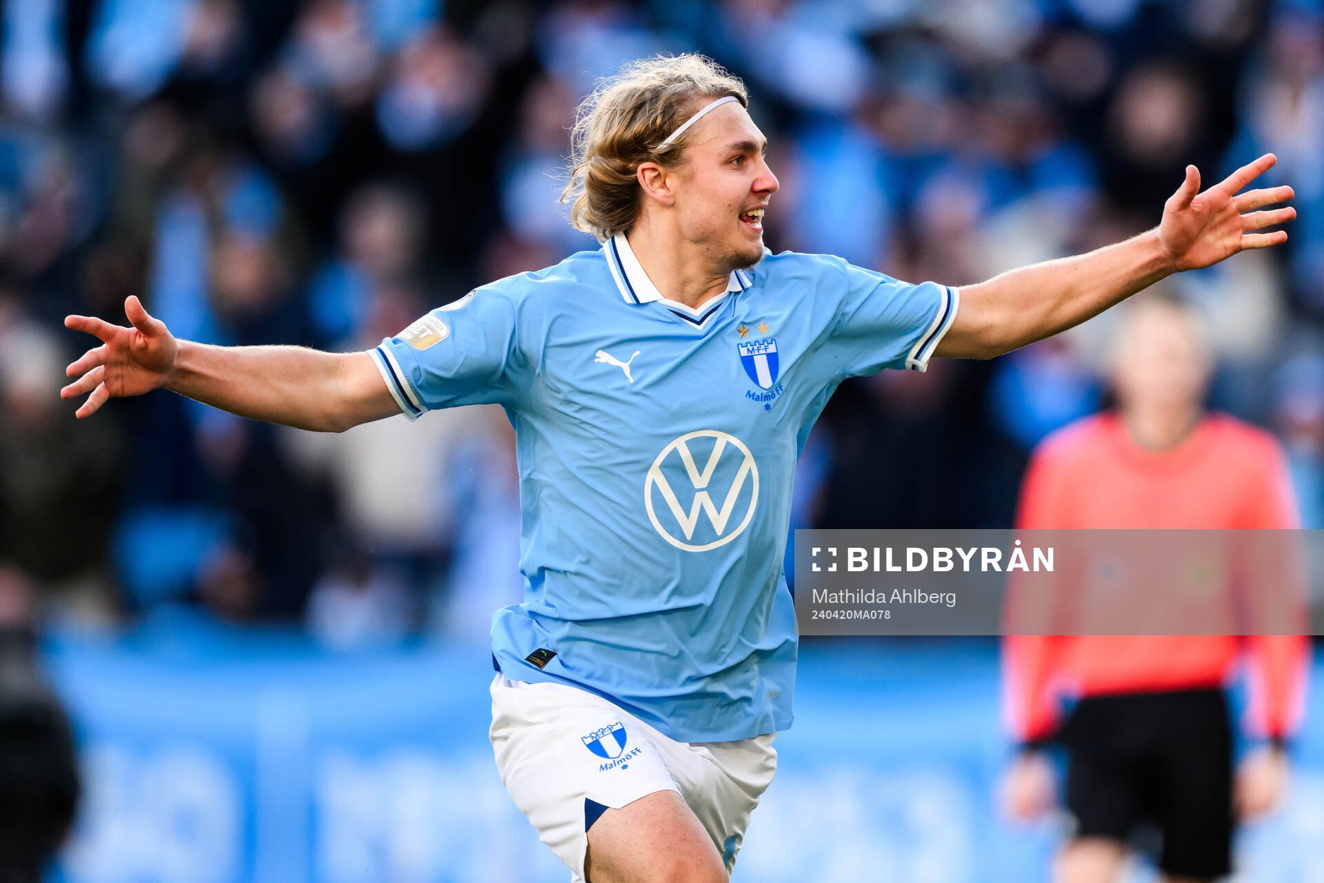 Malmö FFs Sebastian Nanasi jublar