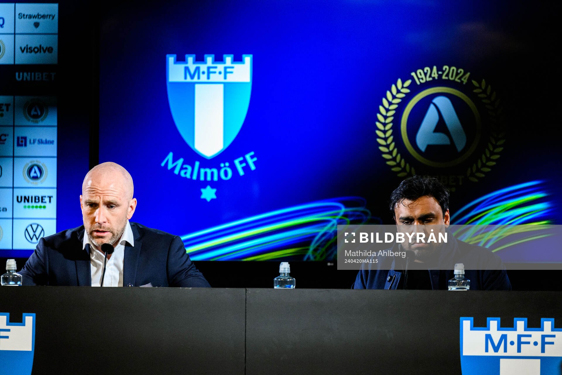 Malmö FFs tränare Henrik Rydström och Västerås