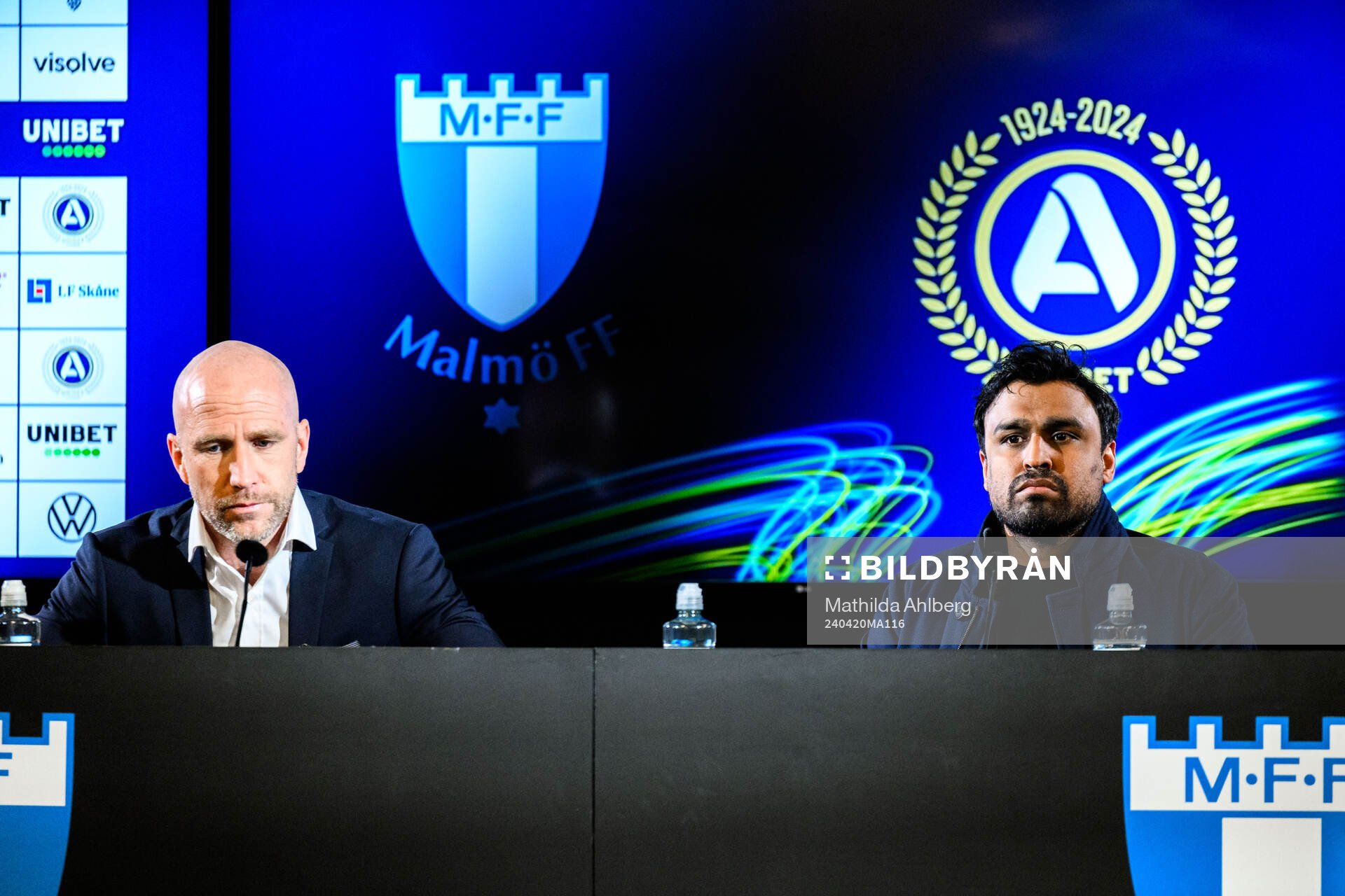 Malmö FFs tränare Henrik Rydström och Västerås