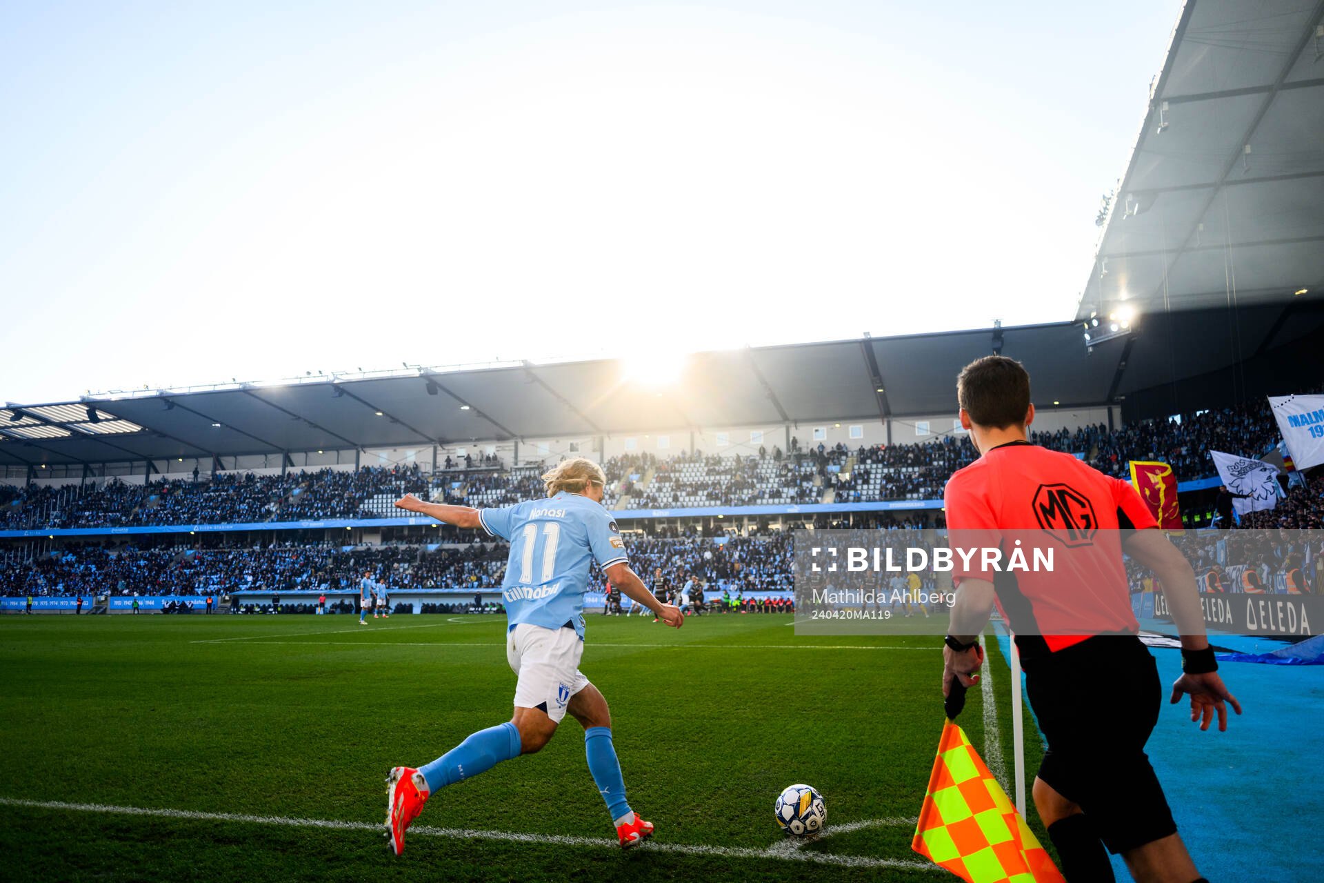 Interiör av Eleda stadion