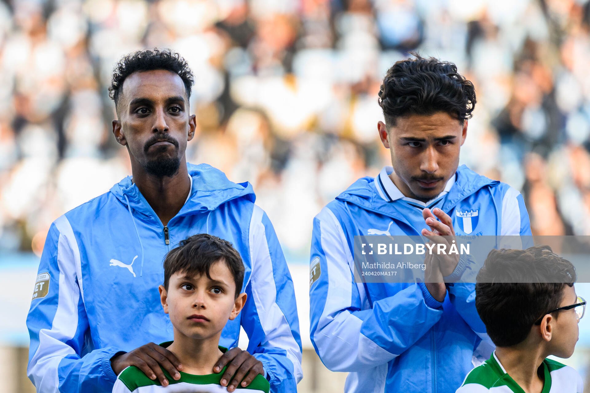 Malmö FFs Taha Ali och Adrian Skogmar
