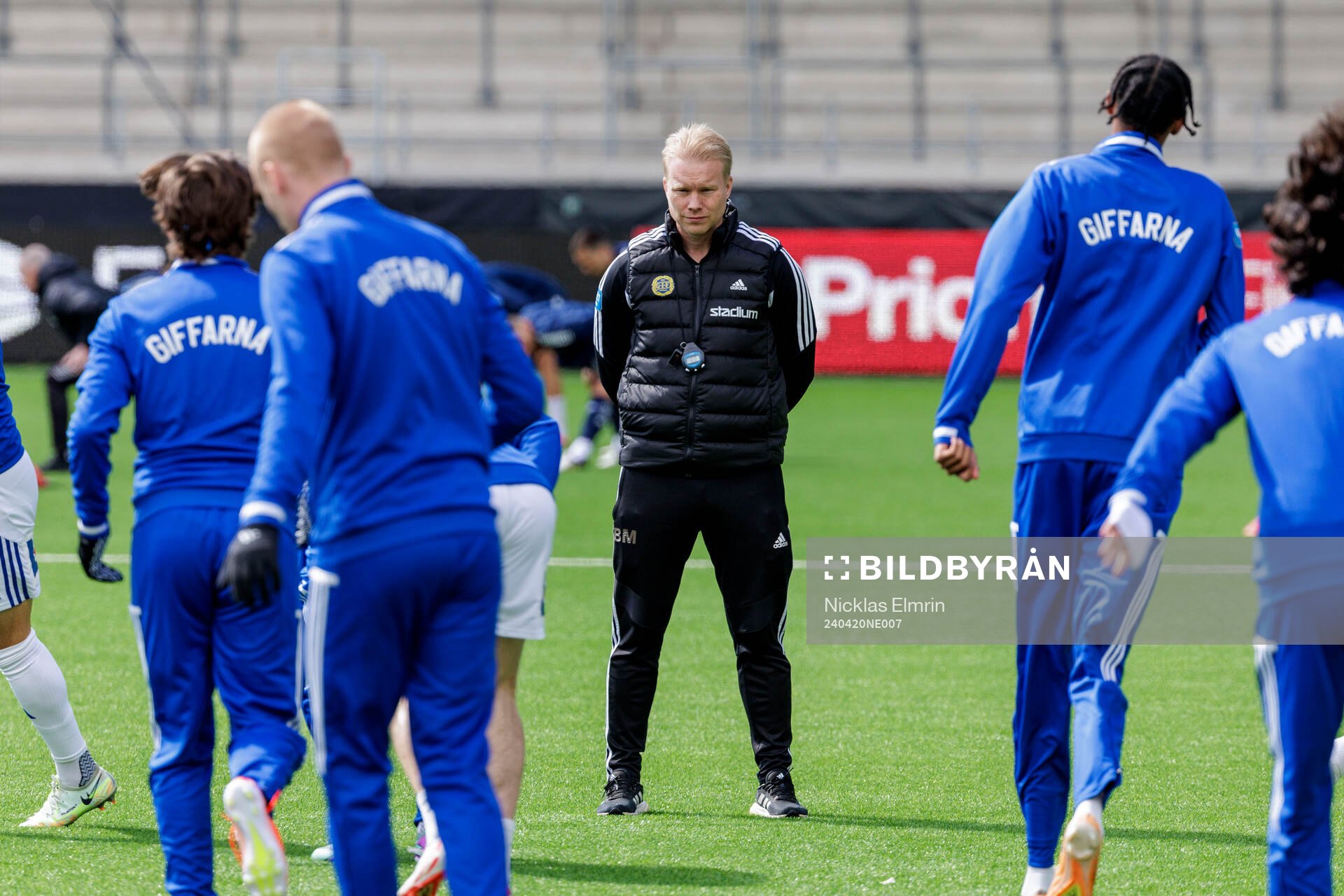 GIF Sundsvalls assisterande tränare Benny Matsson inför fotbollsmatchen i Superettan mellan Utsikten och GIF Sundsvall den 20 april 2024 i Göteborg.