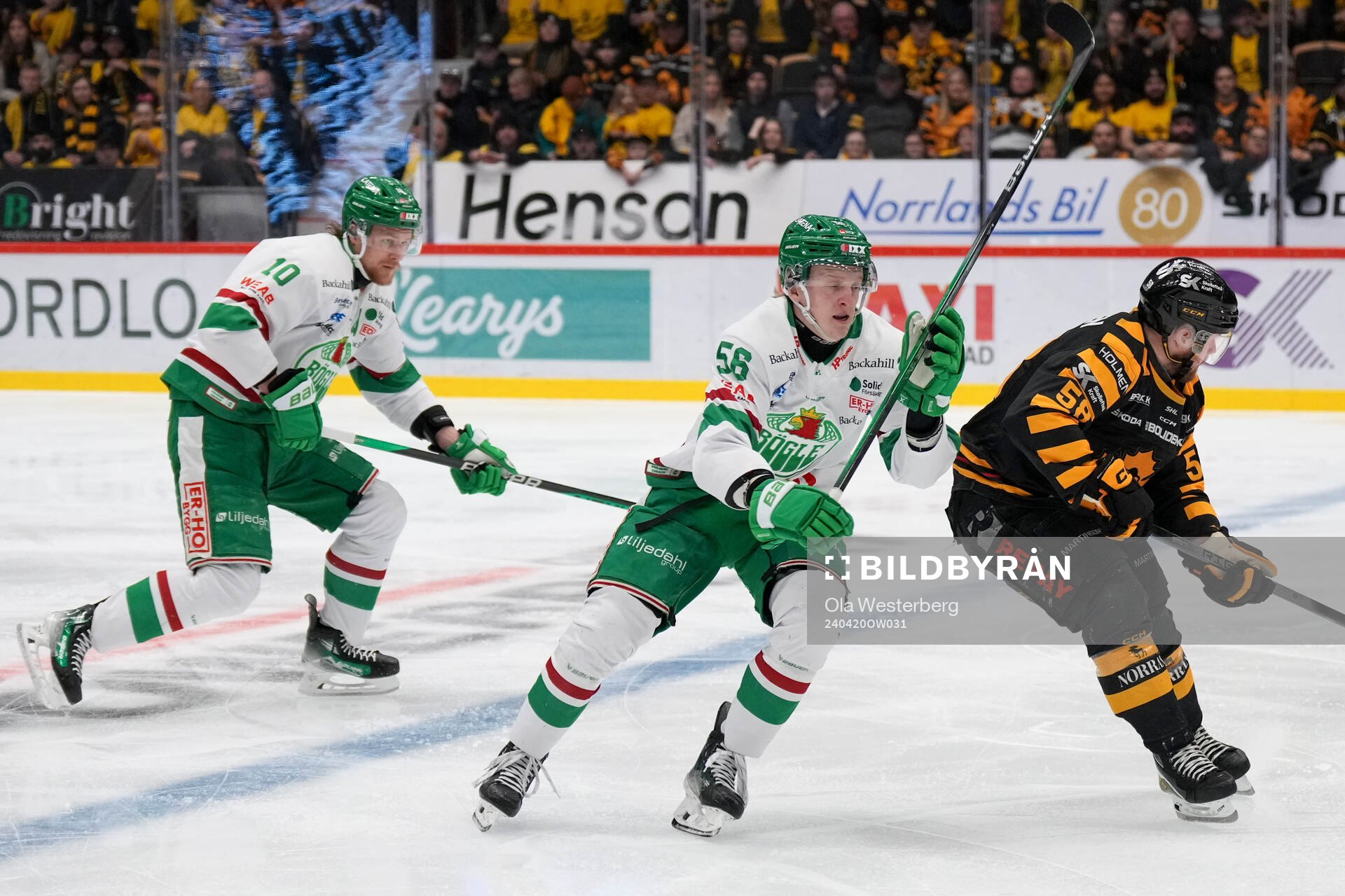 Rögles Adam Engström och Skellefteås Oskar Nilsson