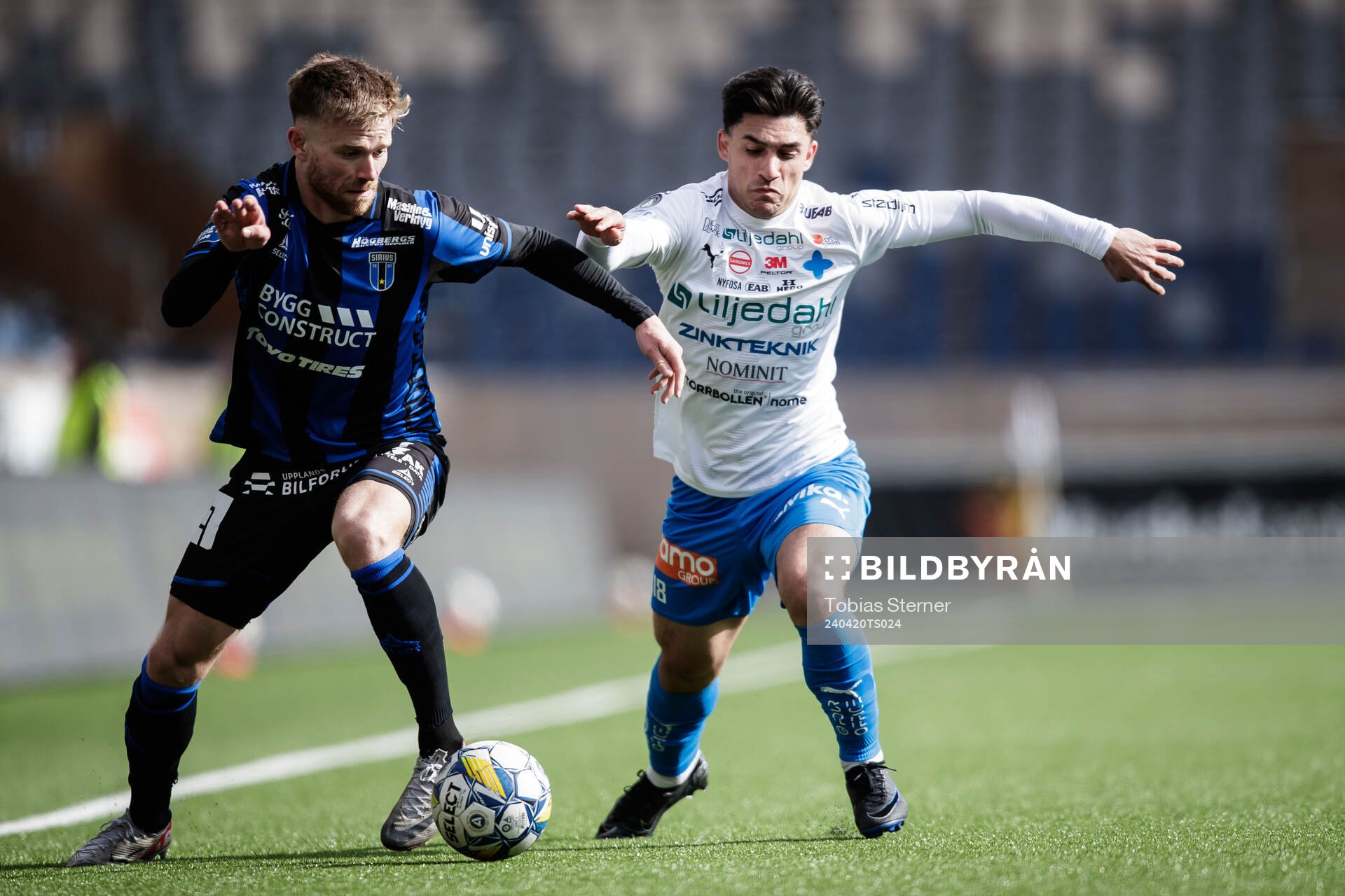 Sirius Dennis Widgren och Värnamos Mohammad Alsalkhadi