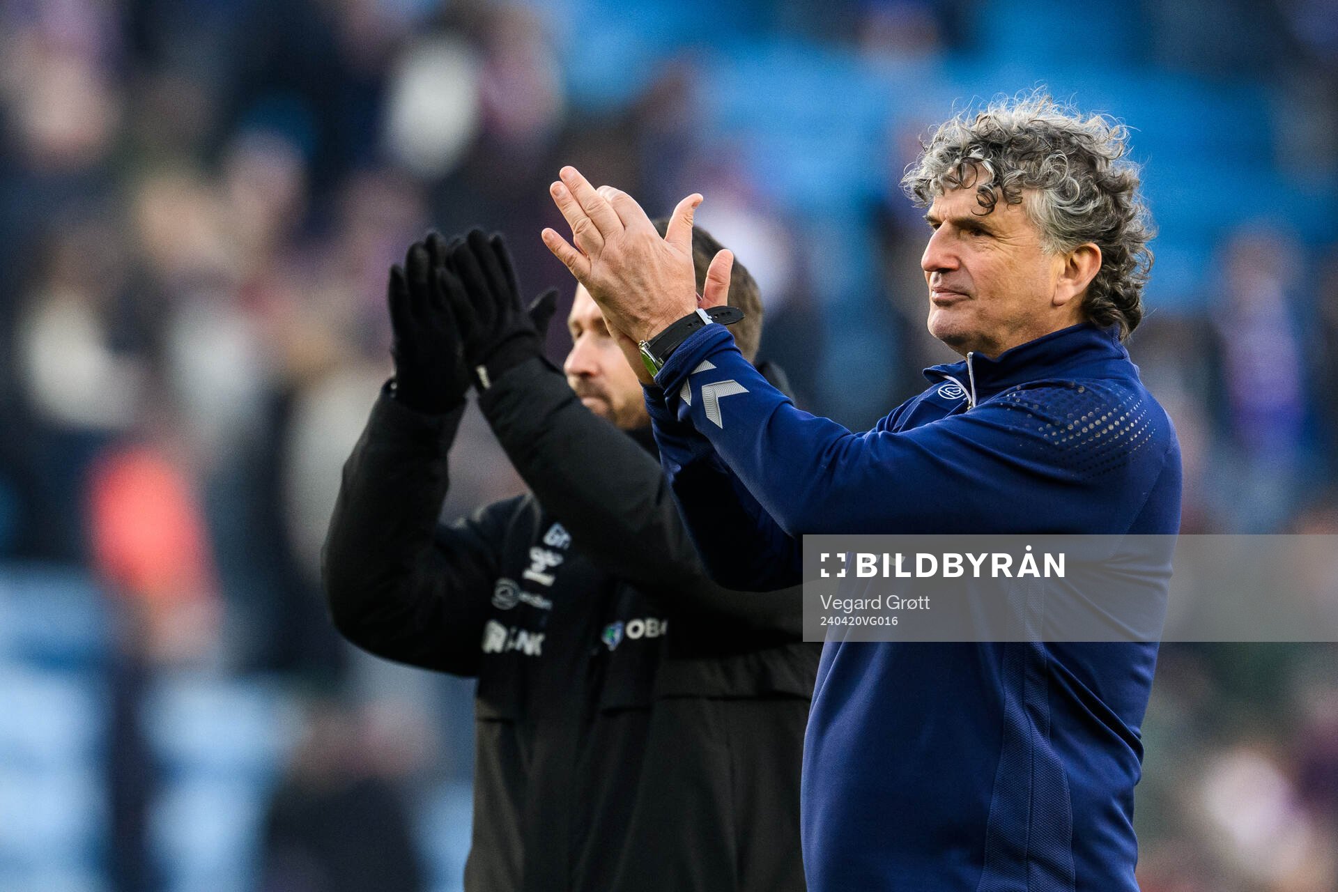 Head coach Jan Halvor Halvorsen of Lyn  the OBOS-ligaen