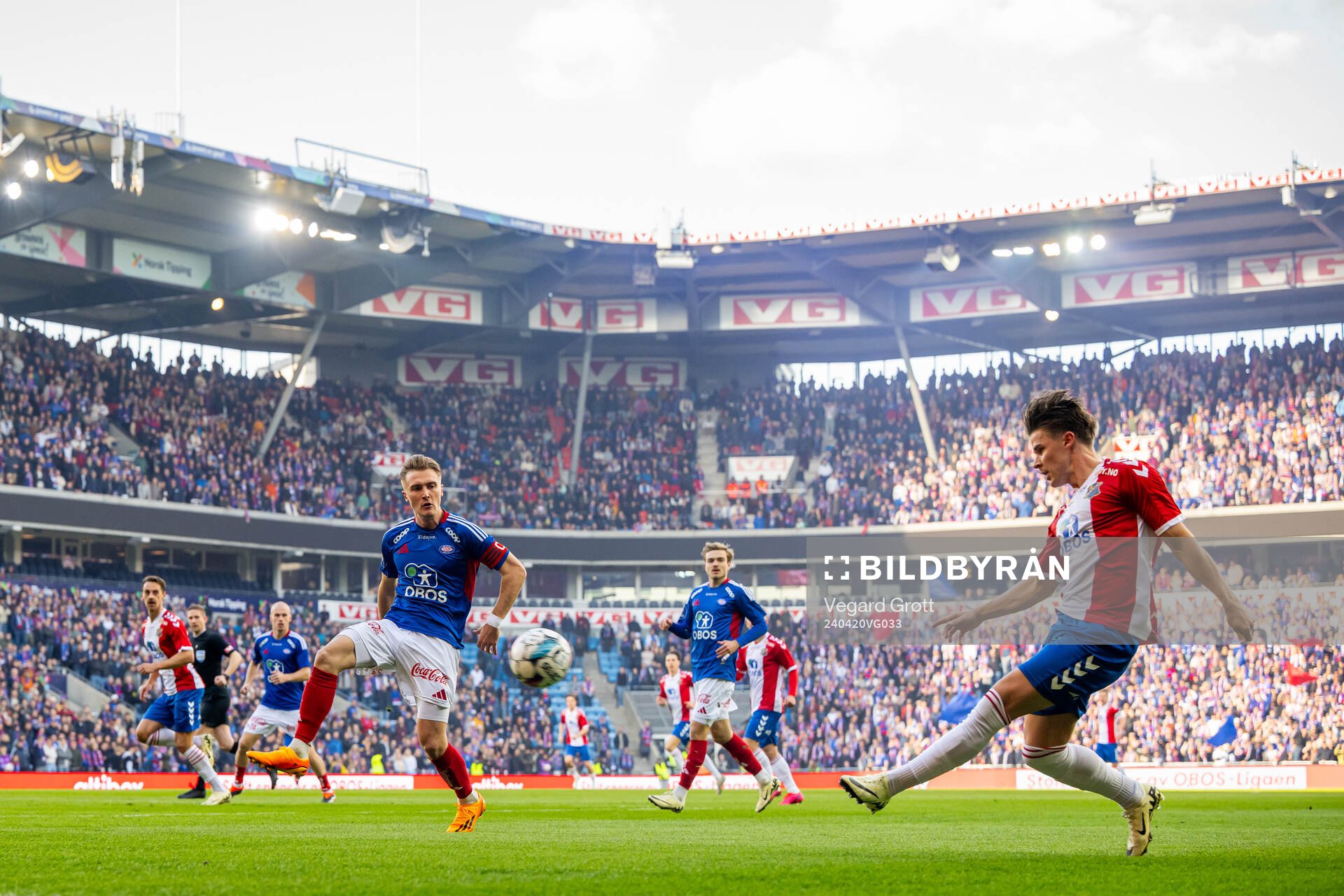 Christian Borchgrevink of Vålerenga and Jørgen Vedal