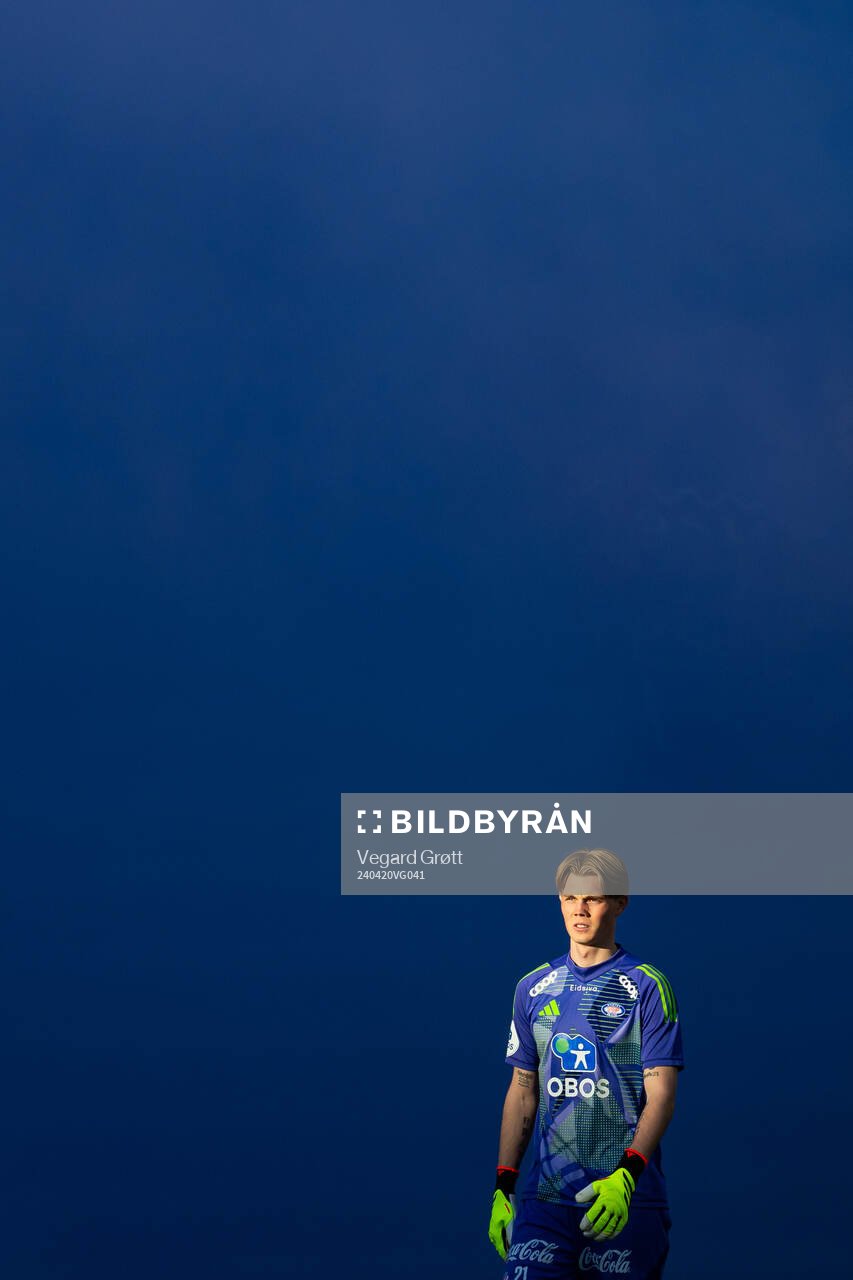 Goalkeeper Magnus Sjøeng of Vålerenga