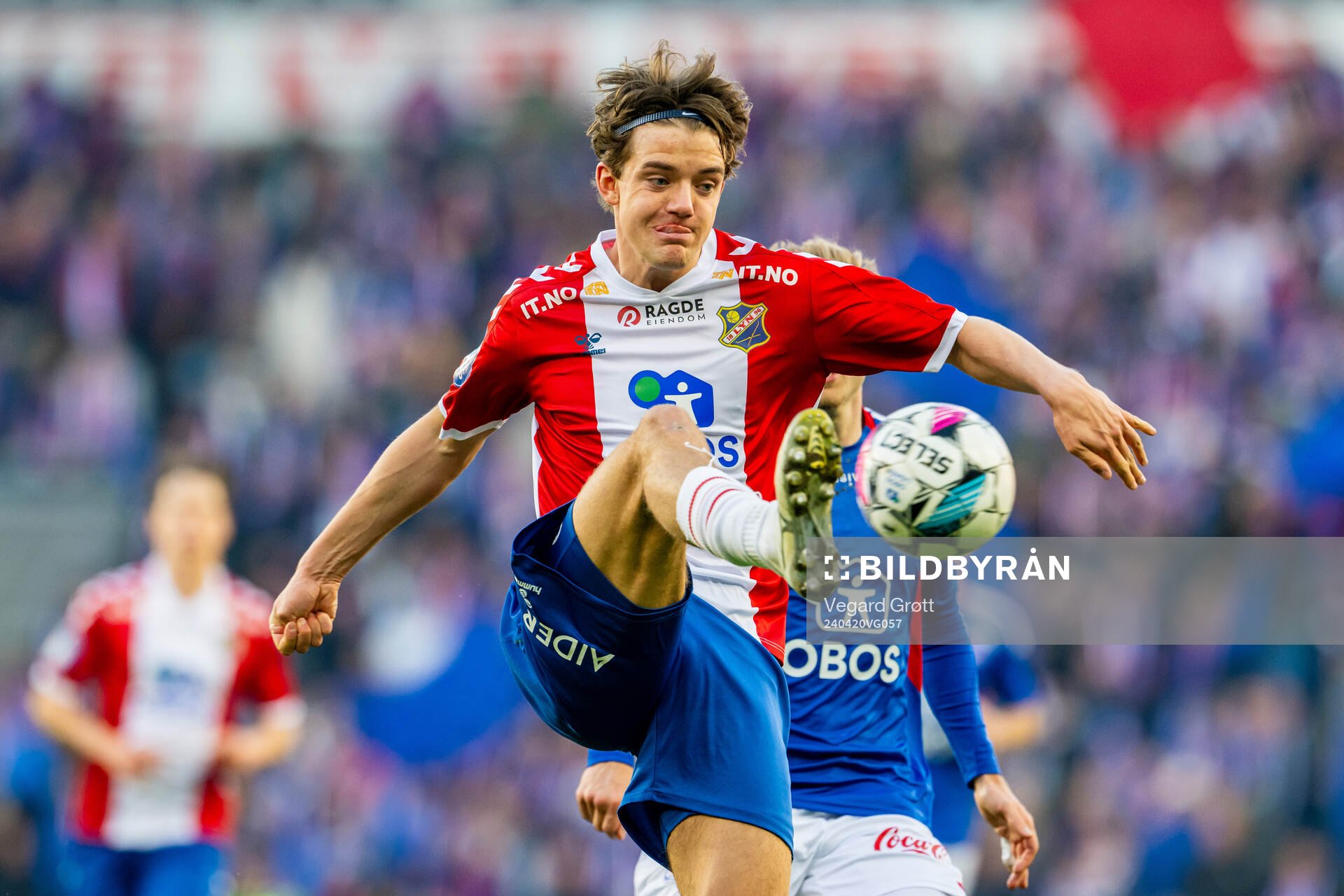 Daniel Schneider of Lyn during the OBOS-ligaen football match between Lyn and Vålerenga on April 20, 2024 in Oslo. 