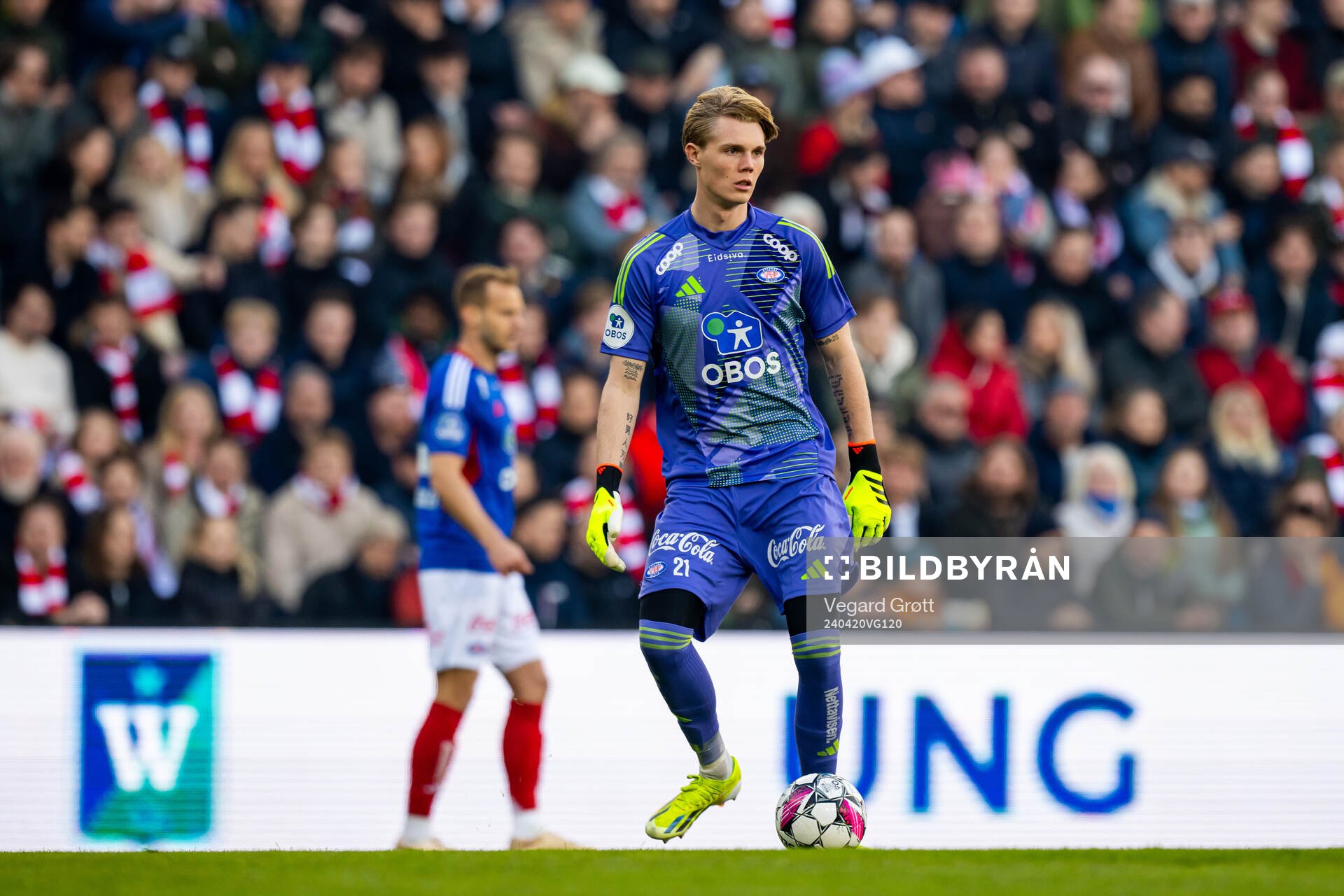 Goalkeeper Magnus Sjøeng of Vålerenga