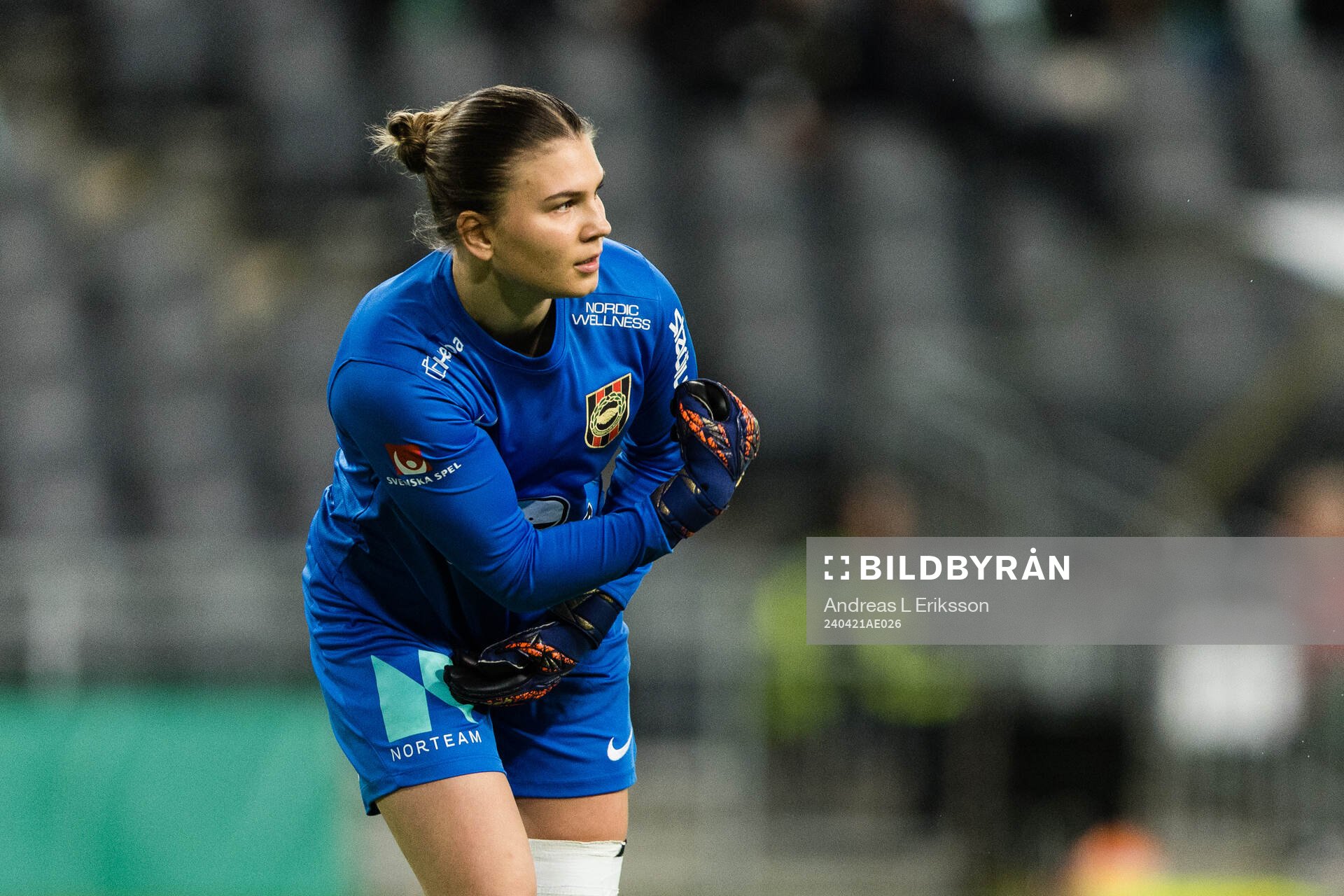 Brommapojkarnas målvakt Anna Aurora Koivunen