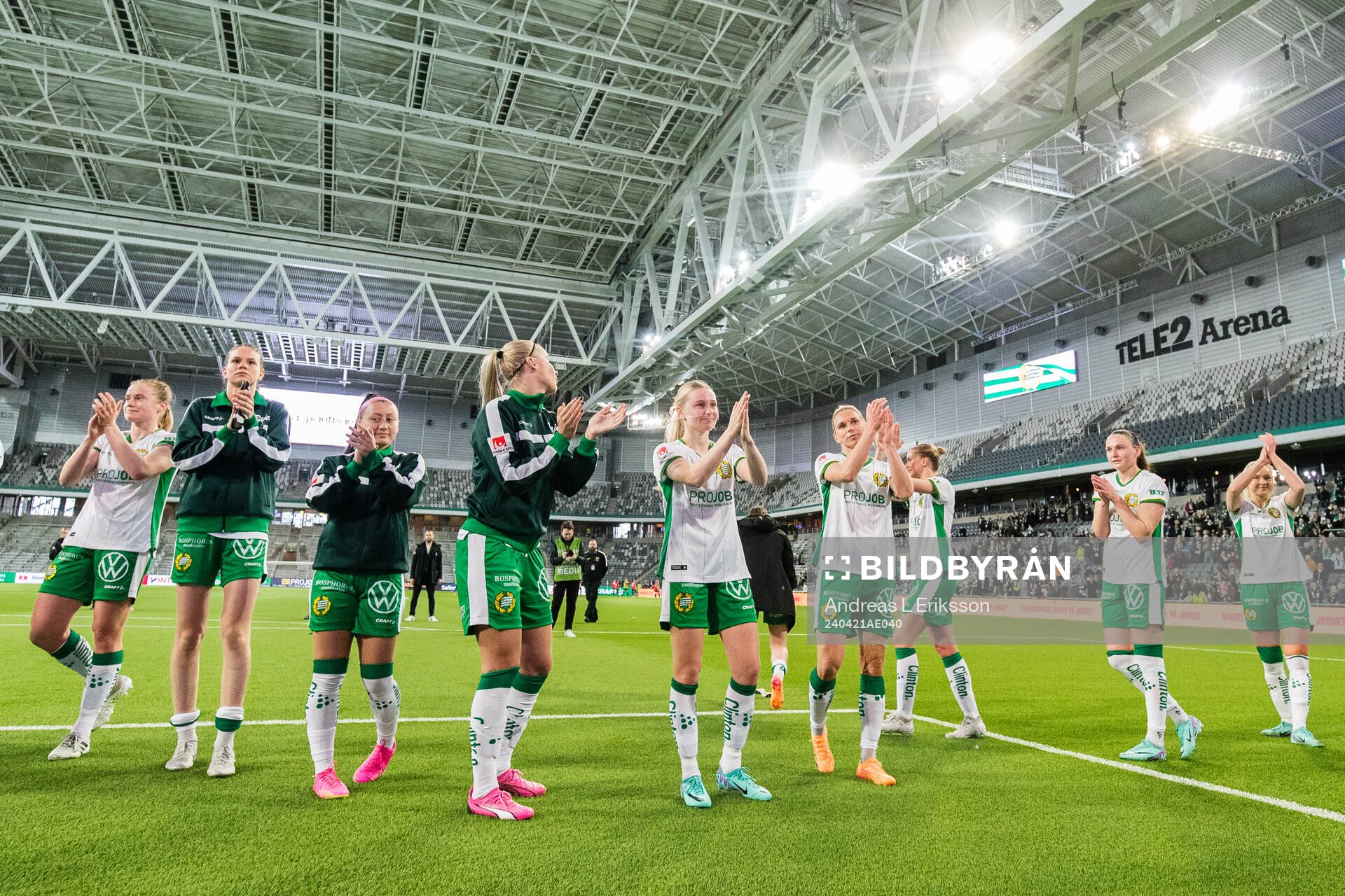 Hammarbys spelare tackar publiken