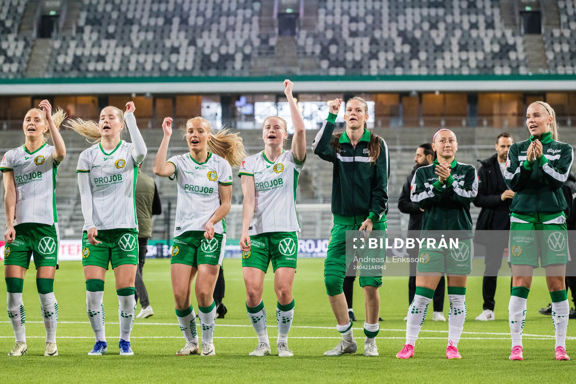 Hammarbys spelare tackar publiken