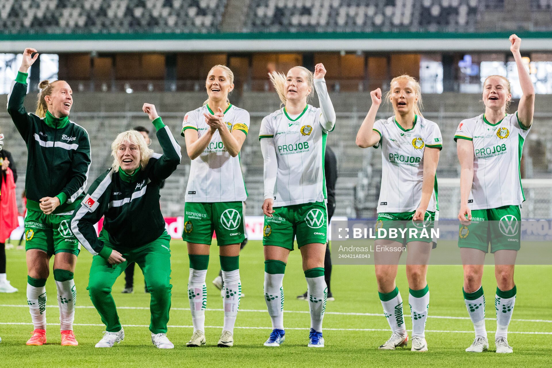 Hammarbys spelare tackar publiken