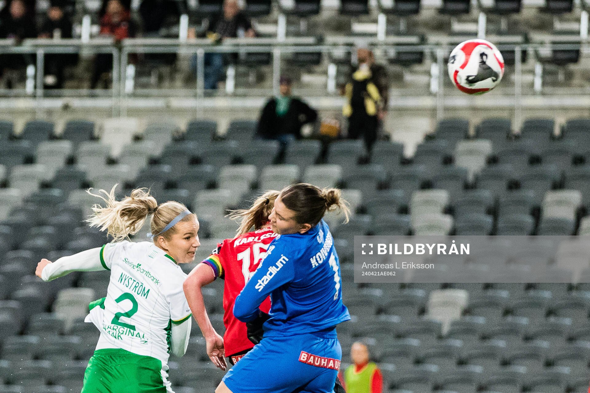 Hammarbys Eva Nyström men en nick över Brommapojkarnas