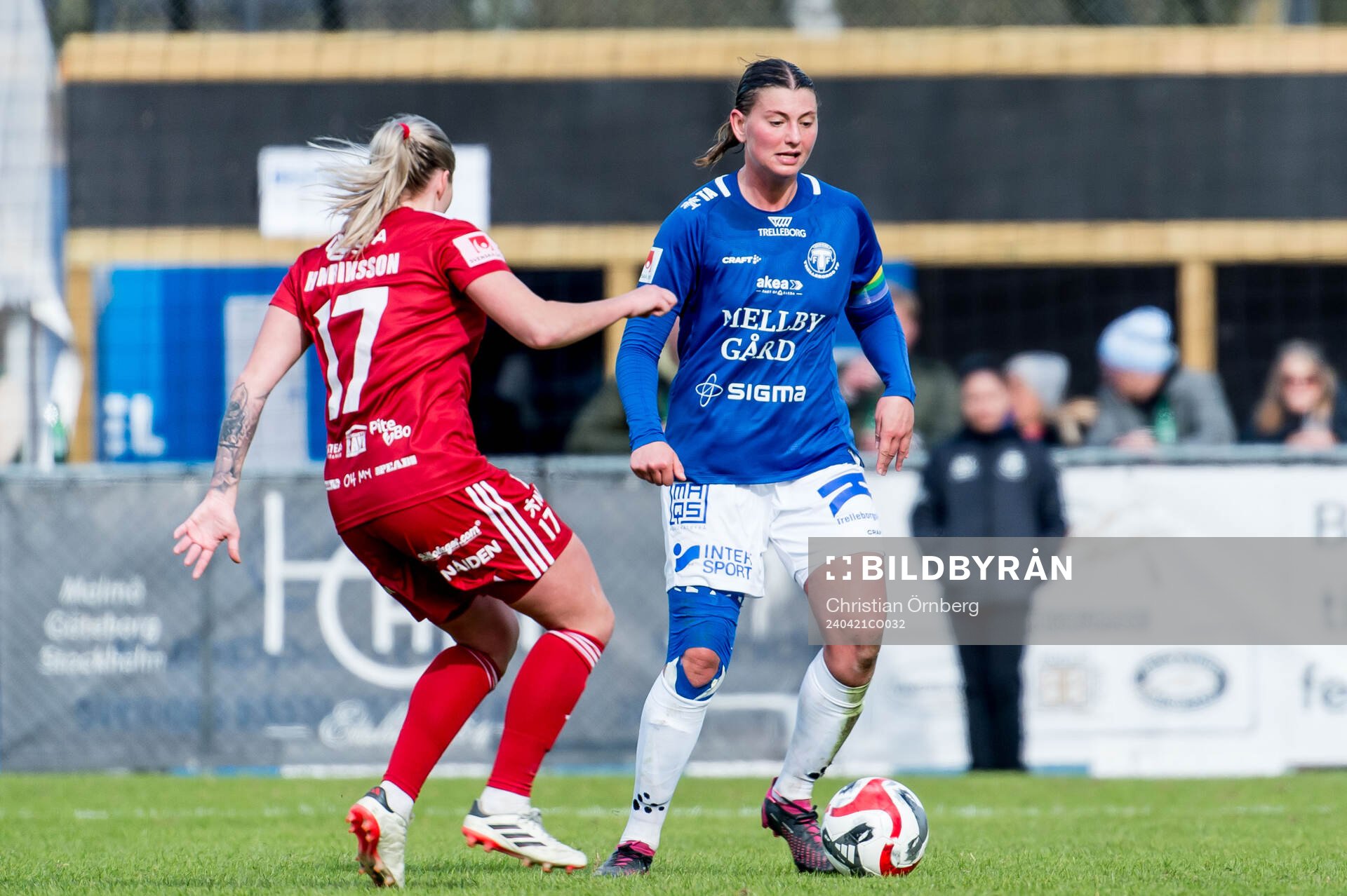 Trelleborgs Saga Ollerstam och Piteås Selina Henriksson