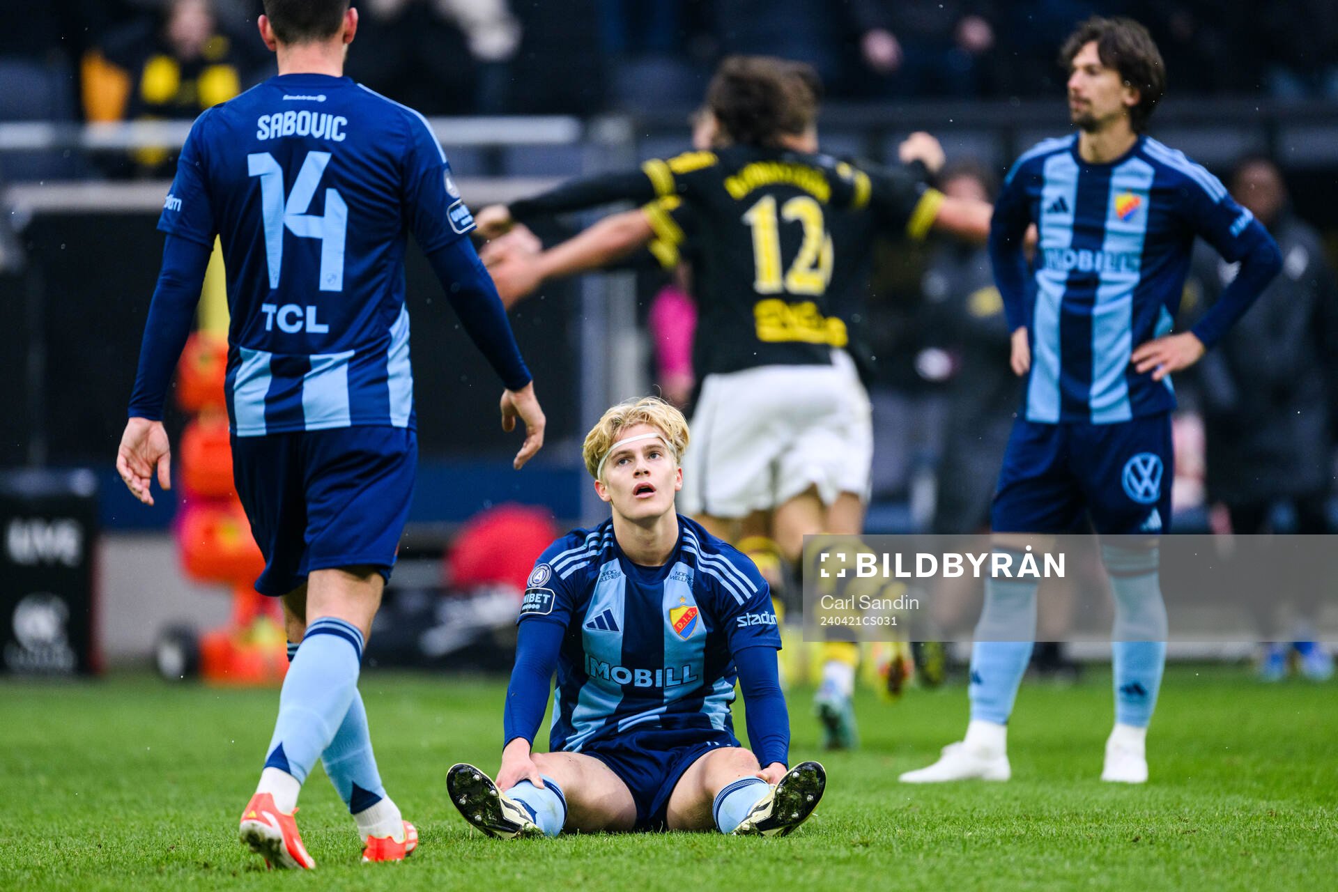 Djurgårdens Lucas Bergvall deppar