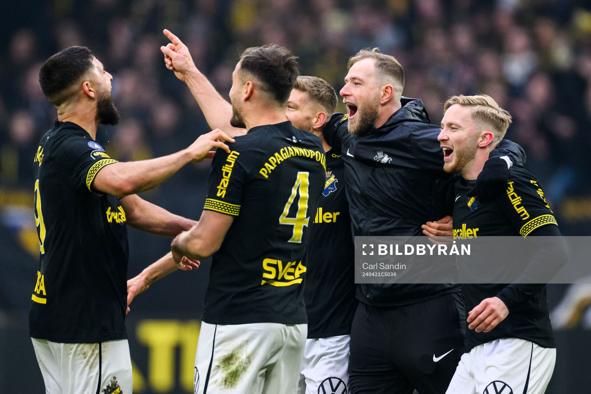 AIKs John Guidetti jublar