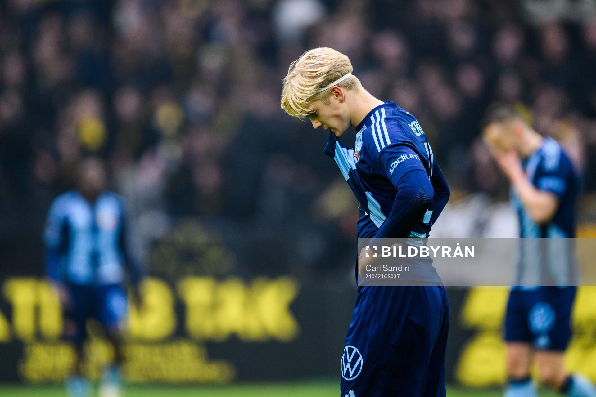 Djurgårdens Lucas Bergvall deppar