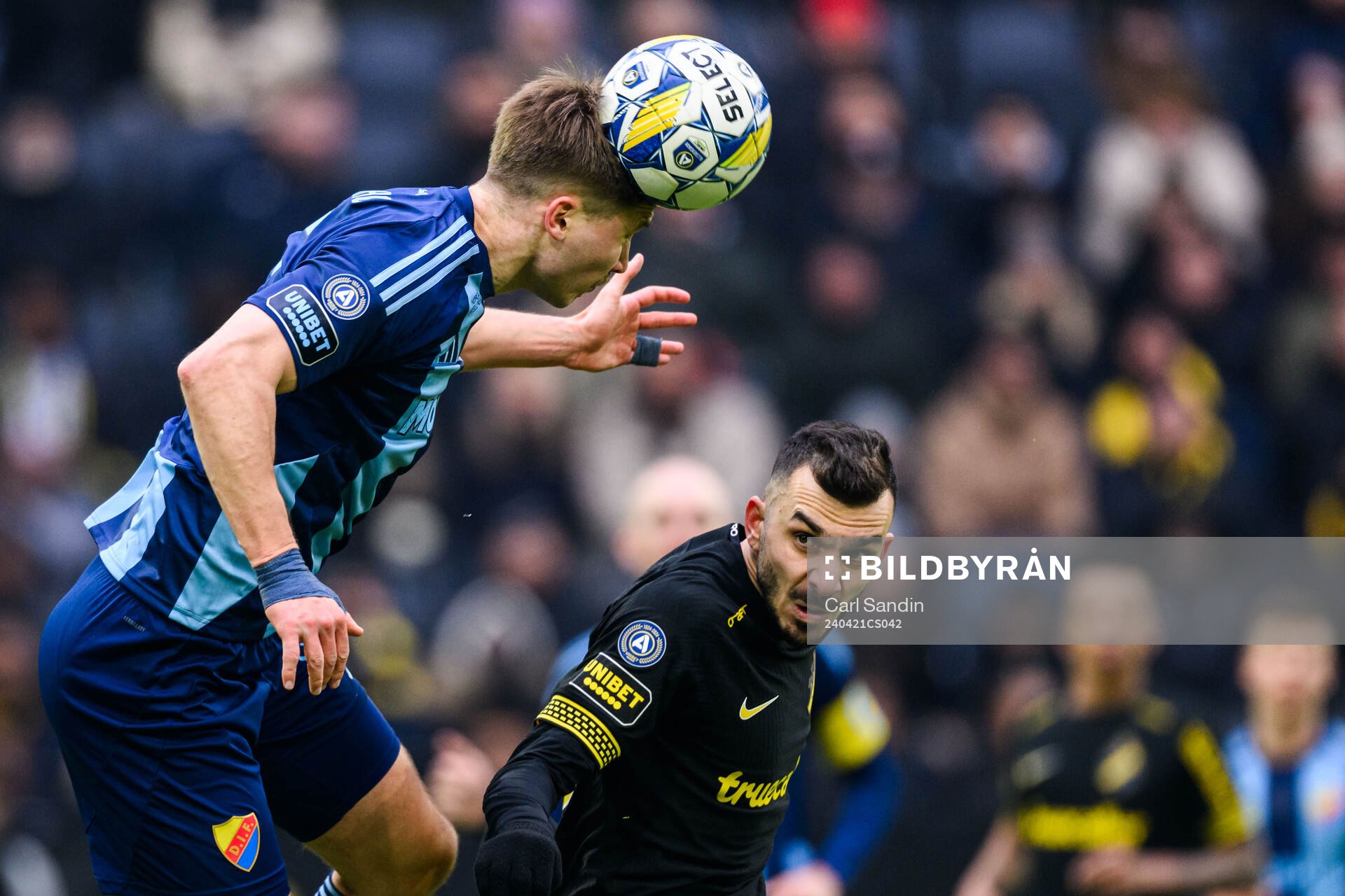 Djurgårdens Miro Tenho och AIKs Ioannis Pittas