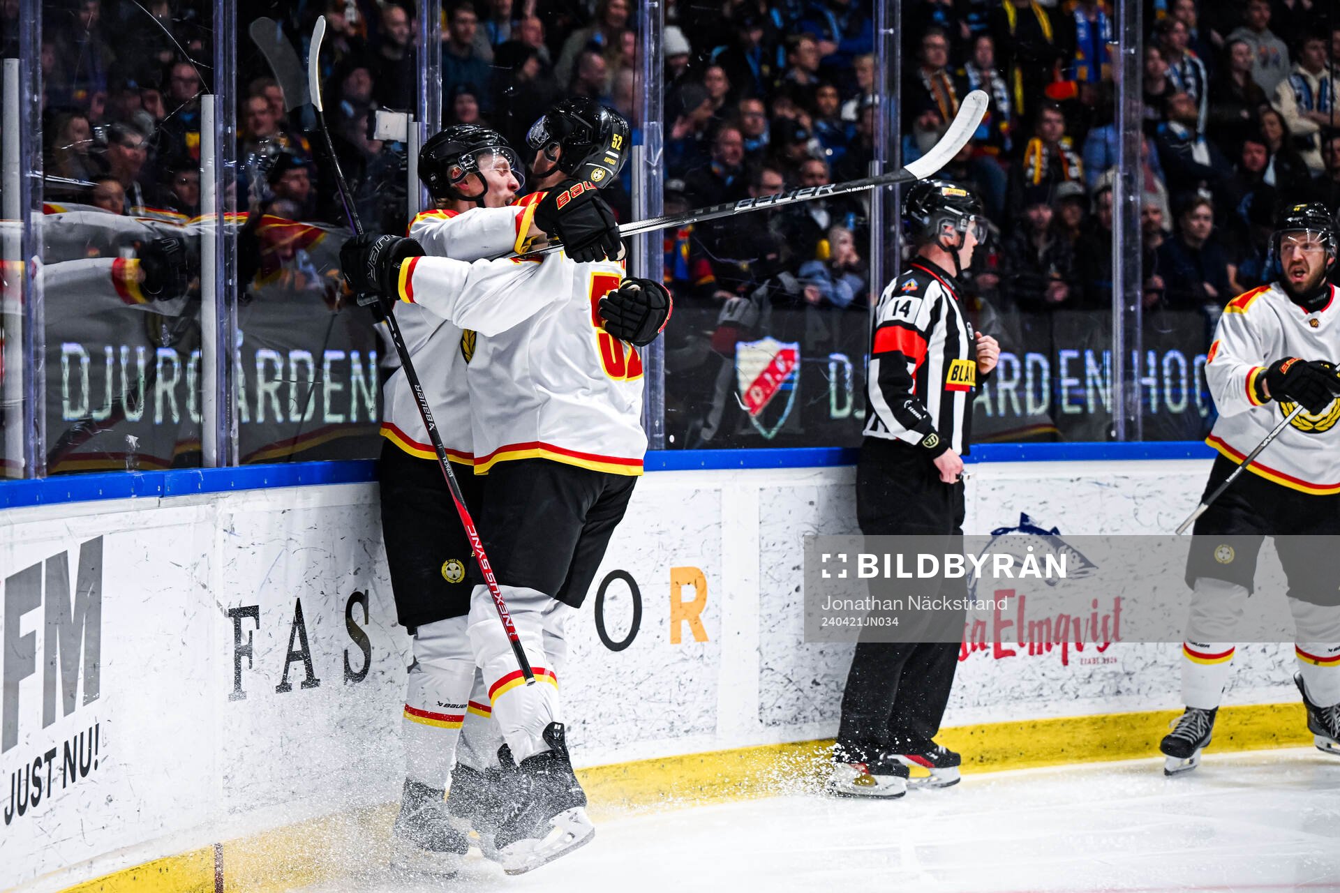 Brynäs Oliver Tärnström jublar