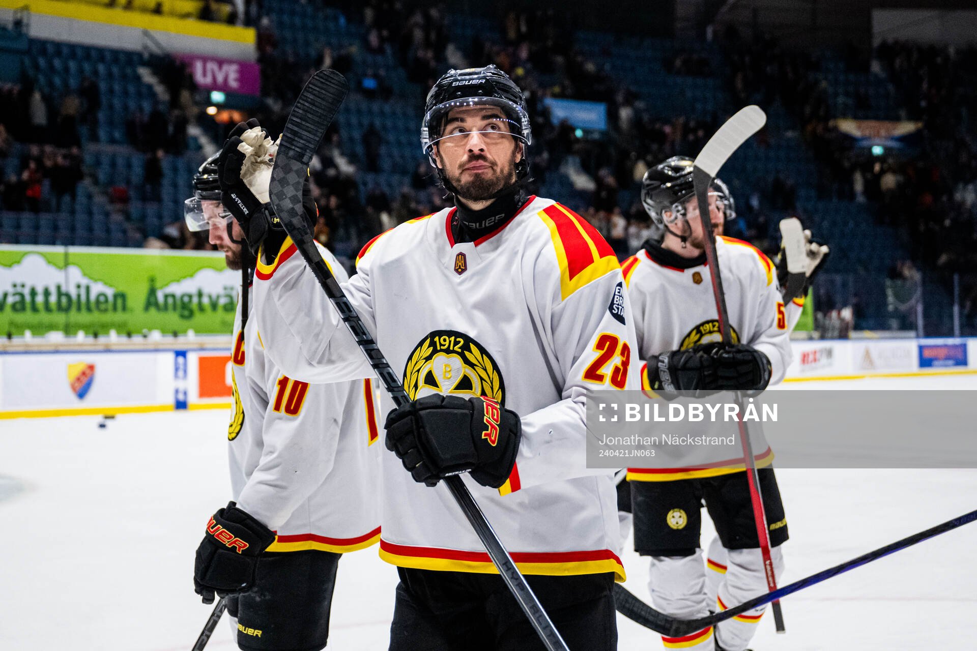 Brynäs Tyler Vesel jublar