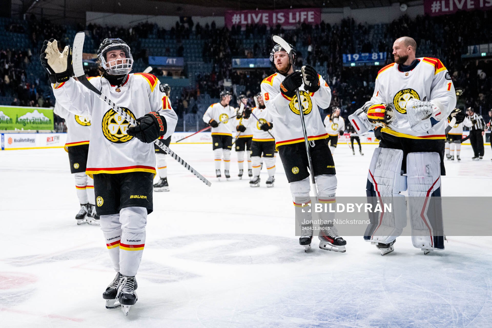 Brynäs Tyler Kelleher jublar