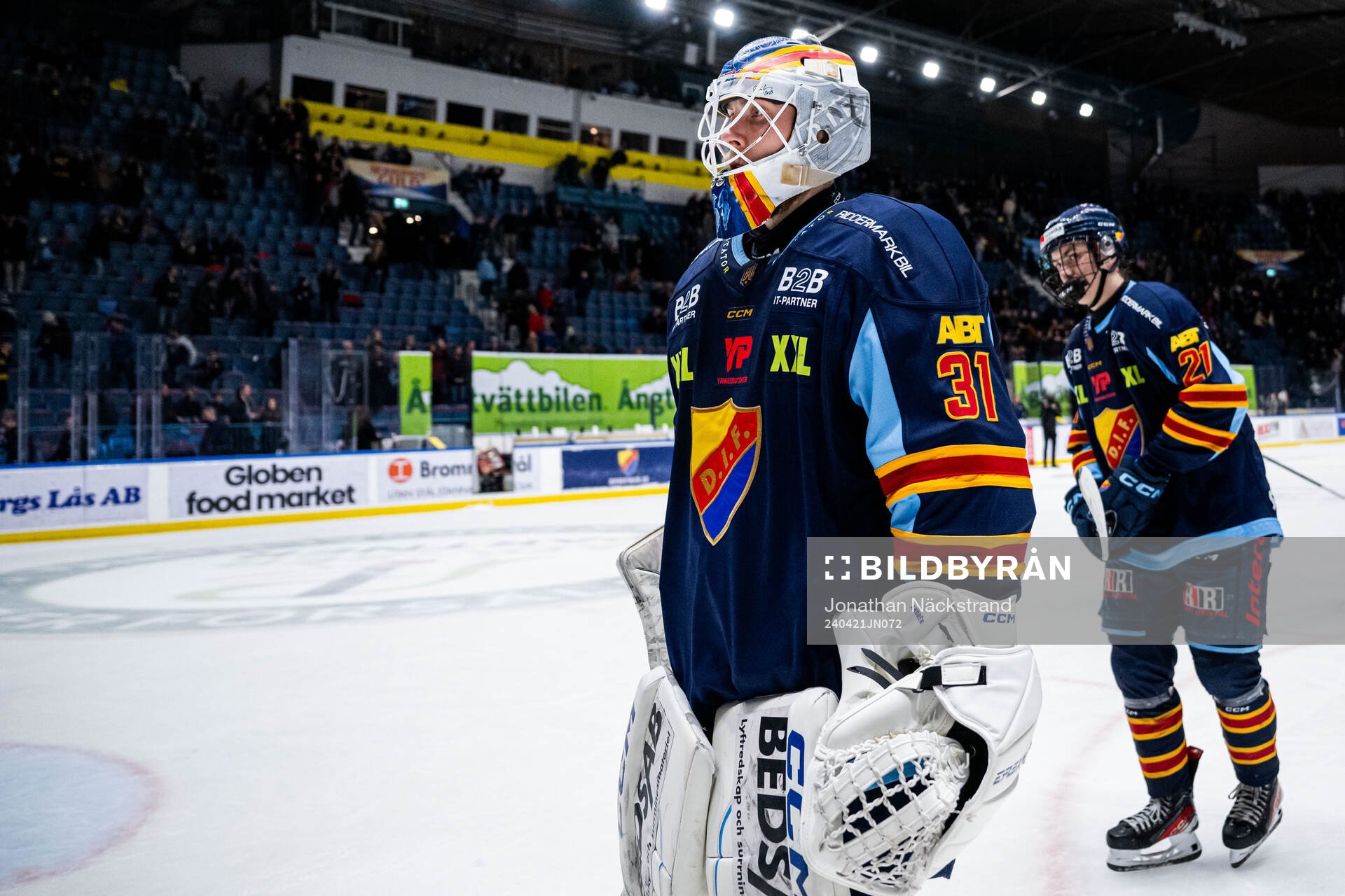 Djurgårdens Viktor Andrén deppar