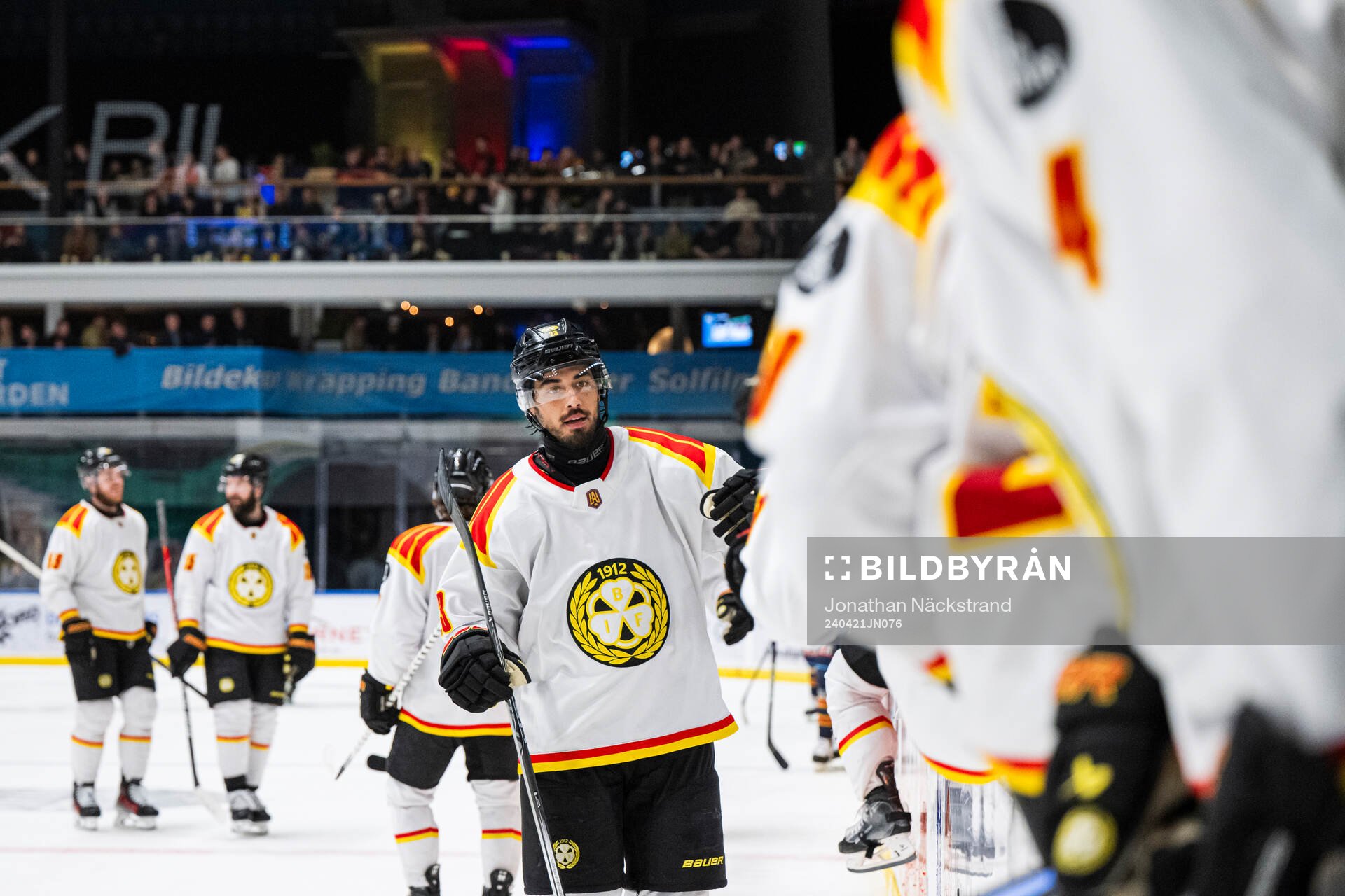 Brynäs Tyler Vesel jublar