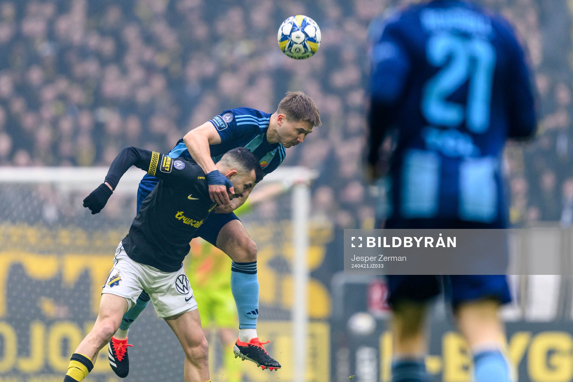 AIKs Ioannis Pittas och Djurgårdens Miro Tenho
