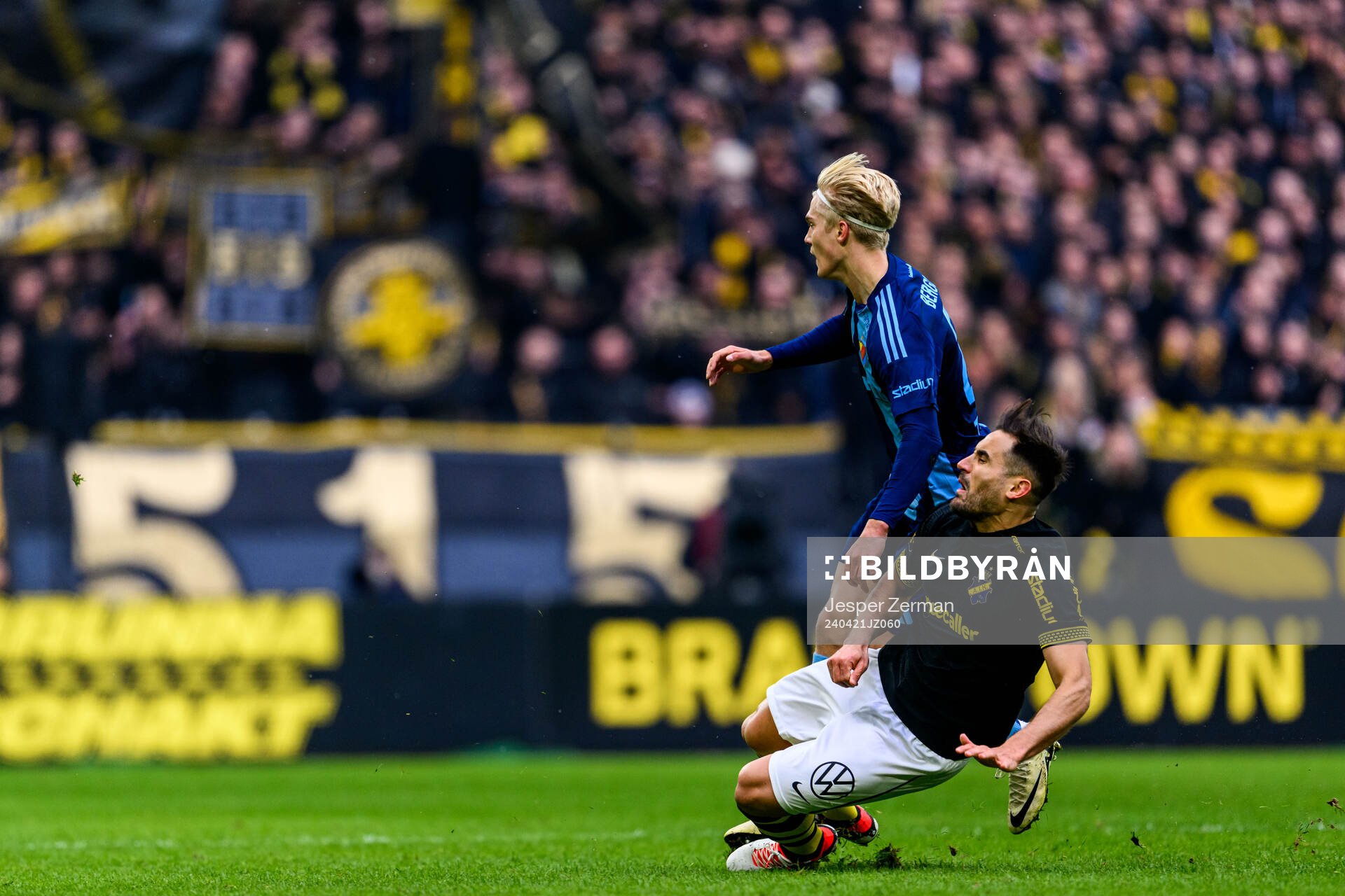 Djurgårdens Lucas Bergvall och AIKs Sotirios