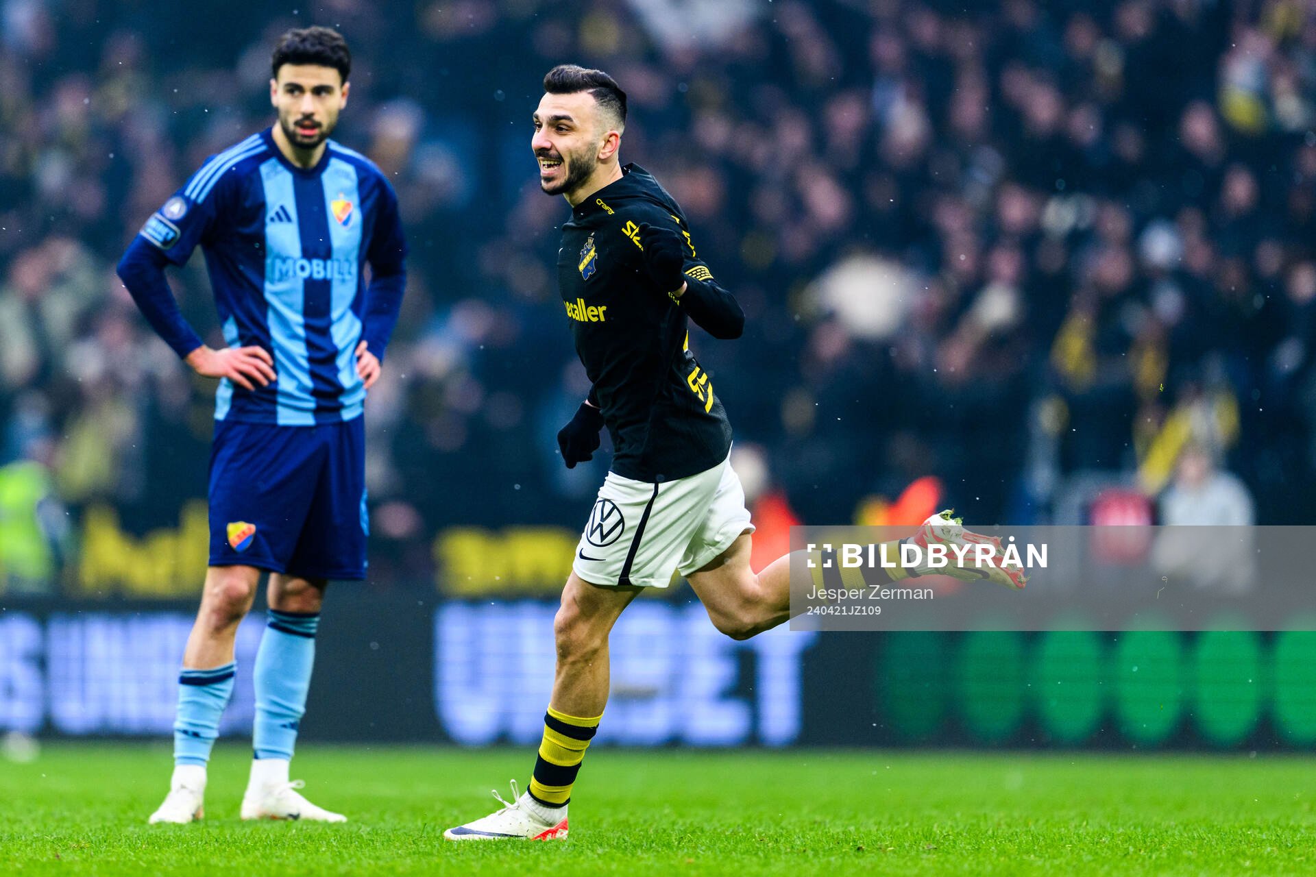 AIKs Ioannis Pittas jublar