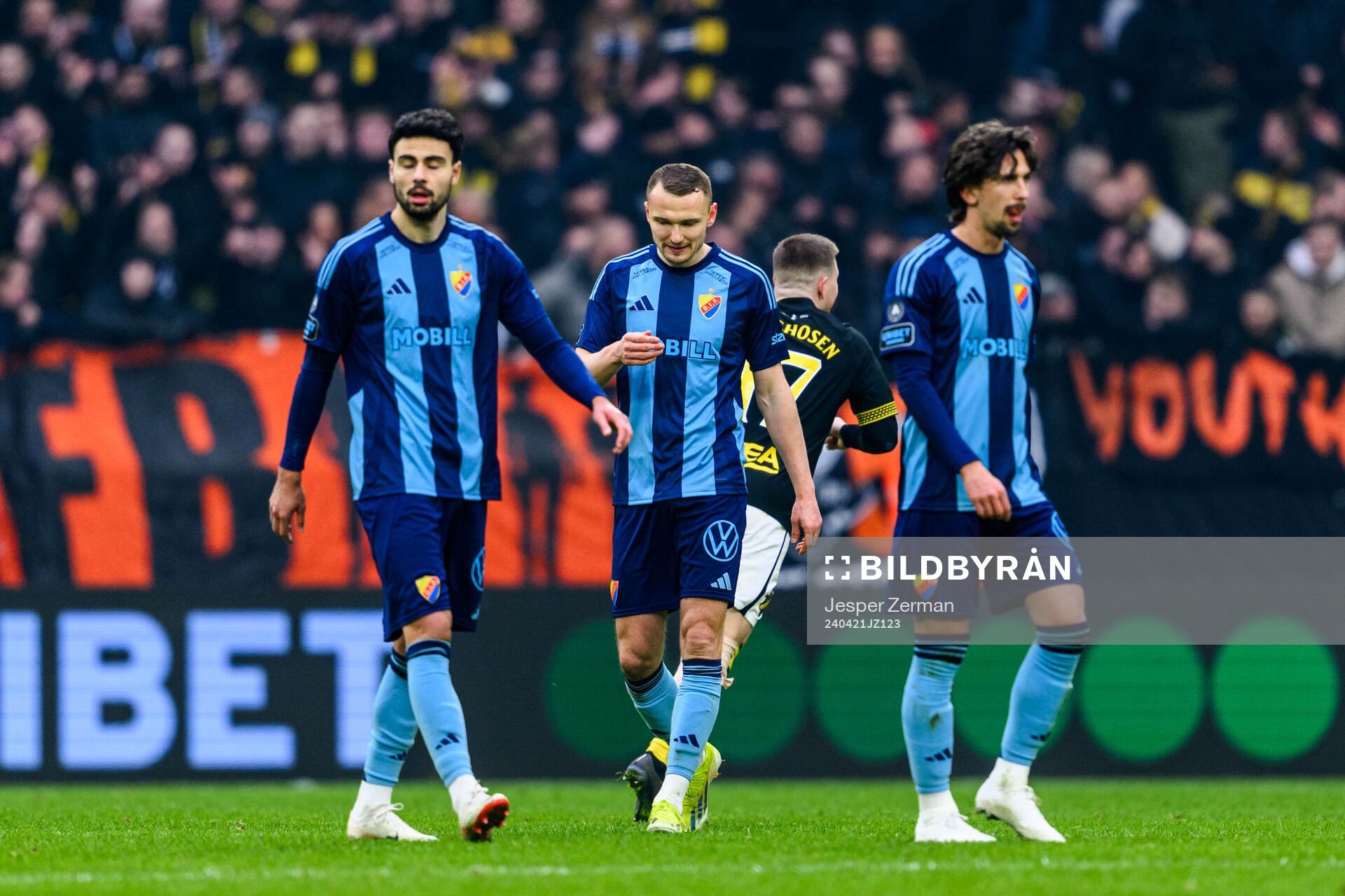 Djurgårdens Deniz Hummet , Piotr Johansson och Gustav