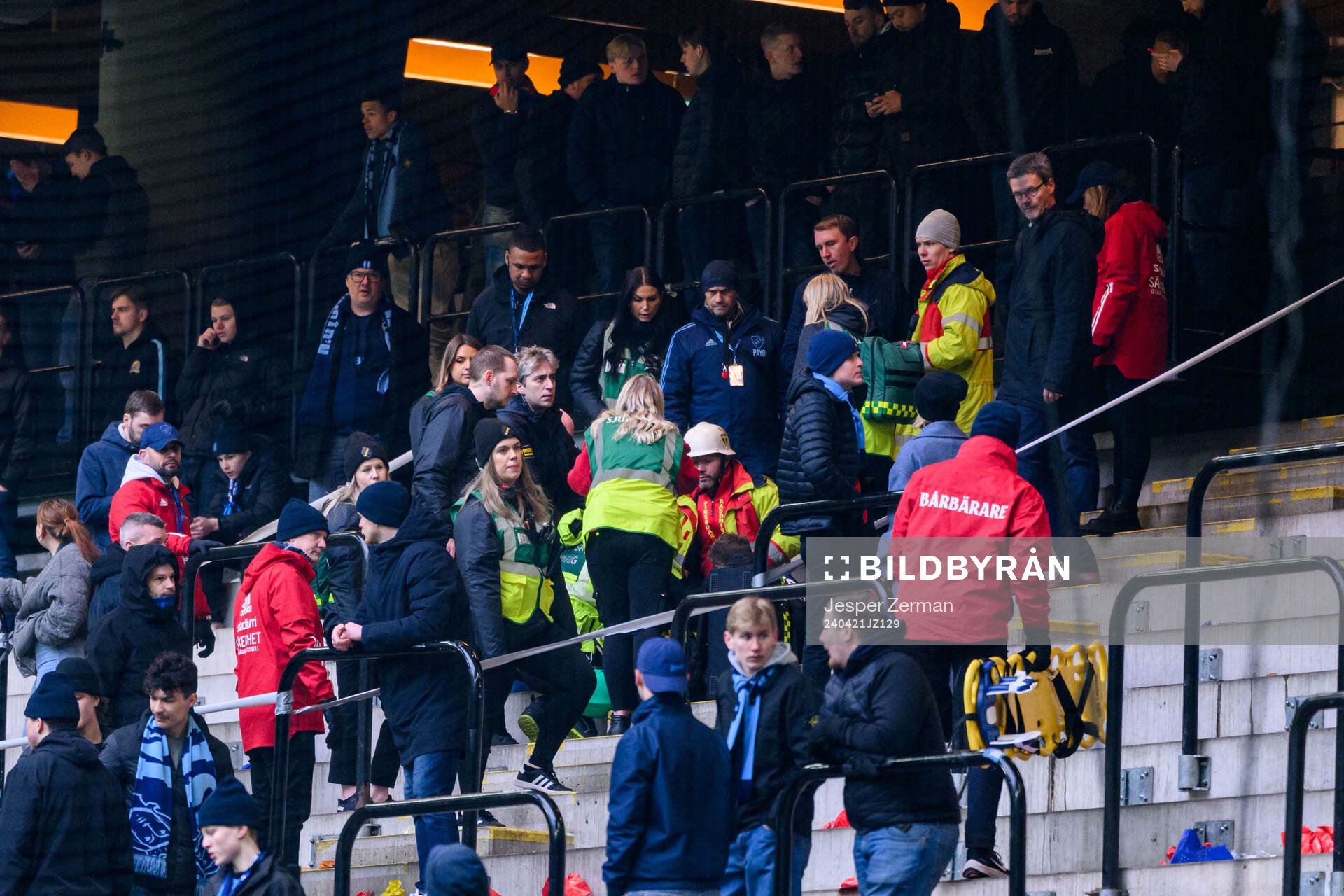 Djurgårdens supporter får vård