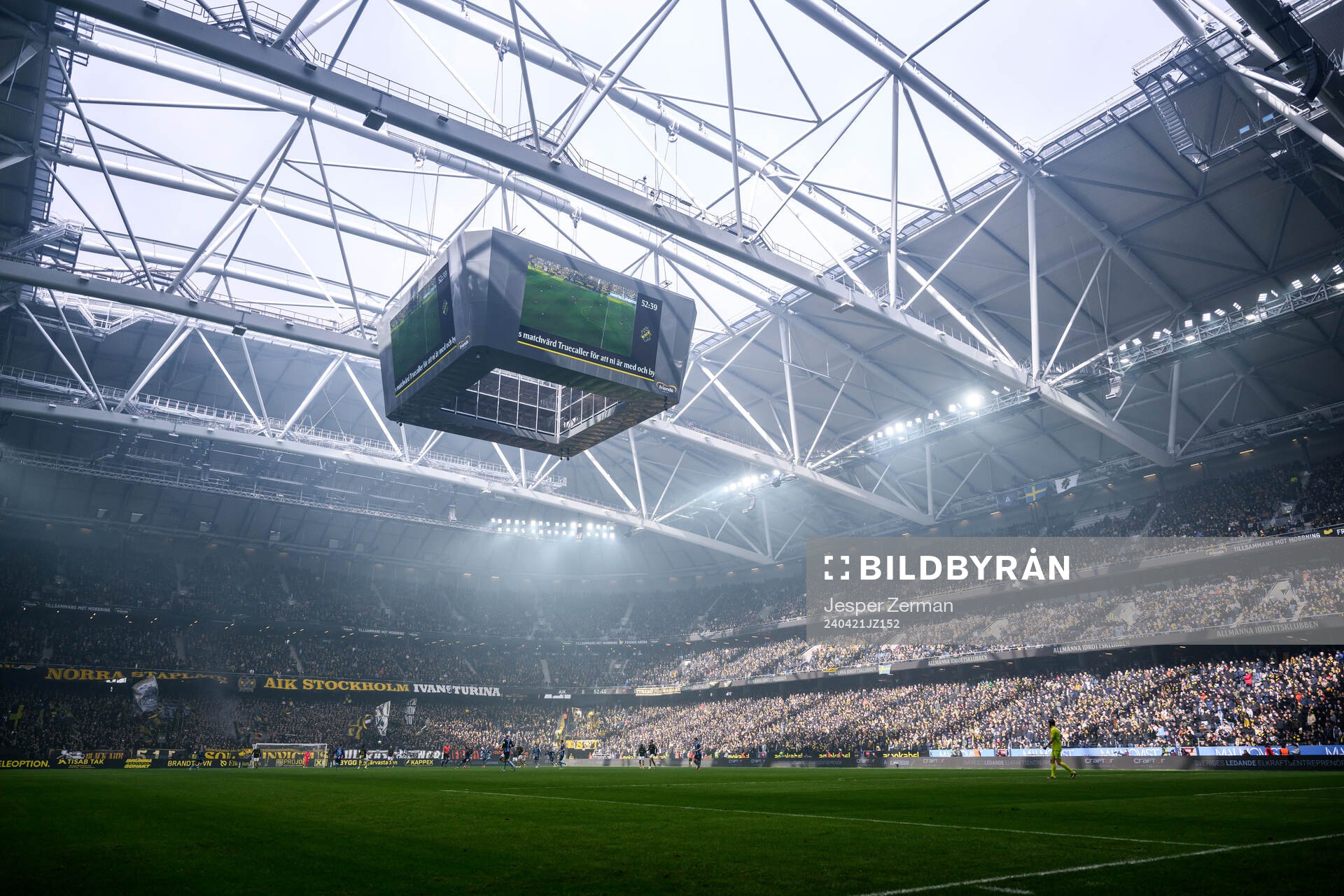 Vy av Friends Arena