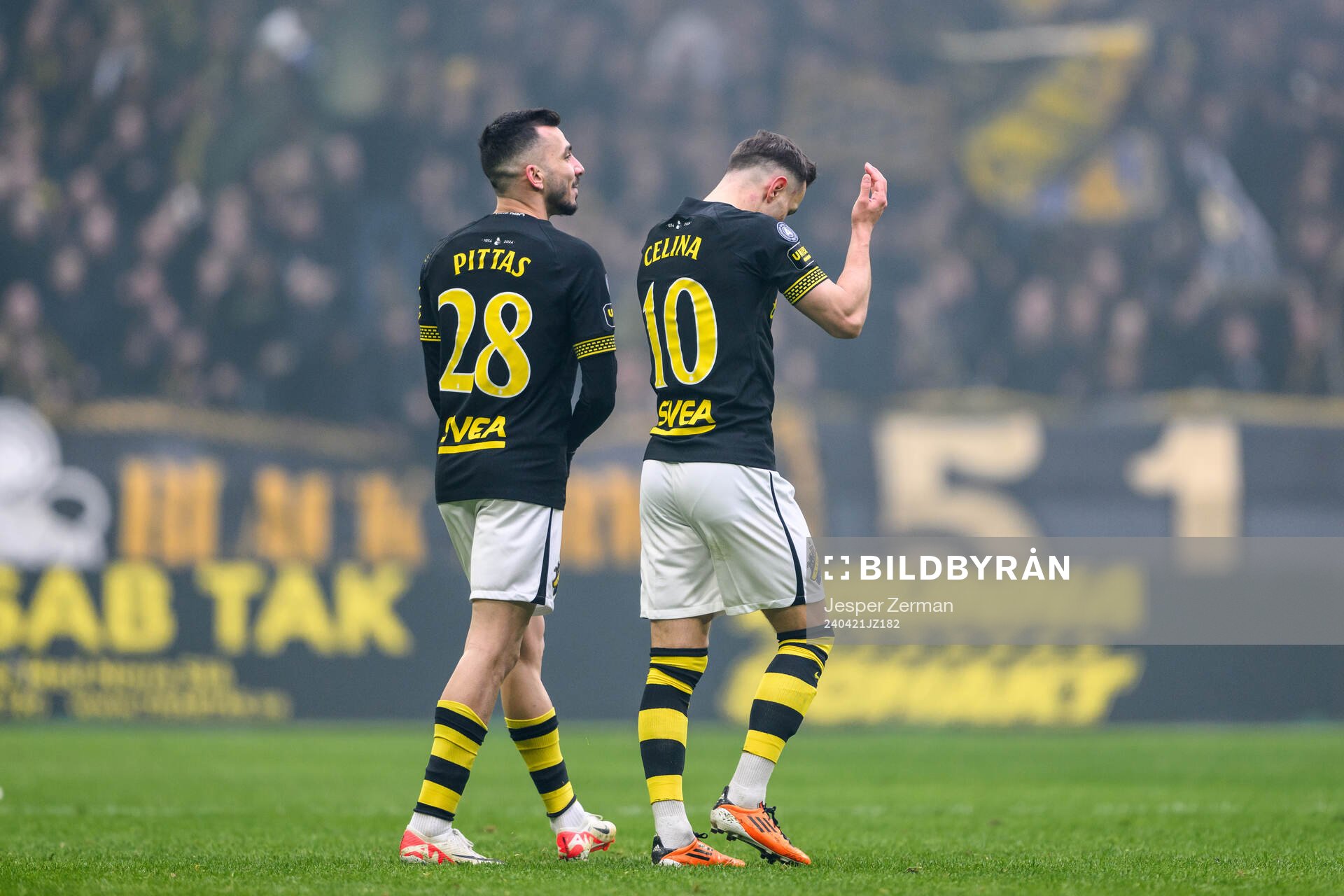 AIKs Ioannis Pittas och Bersant Celina