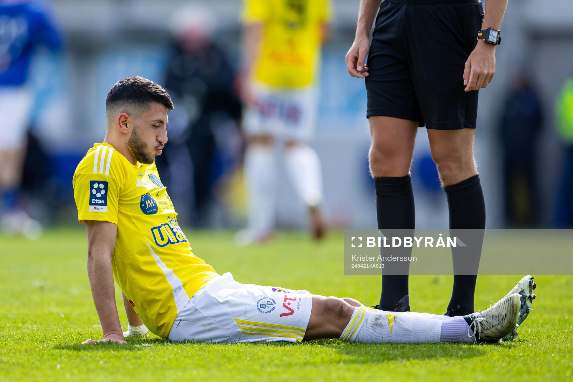 Falkenbergs Leonardo Farah Shahin med skada